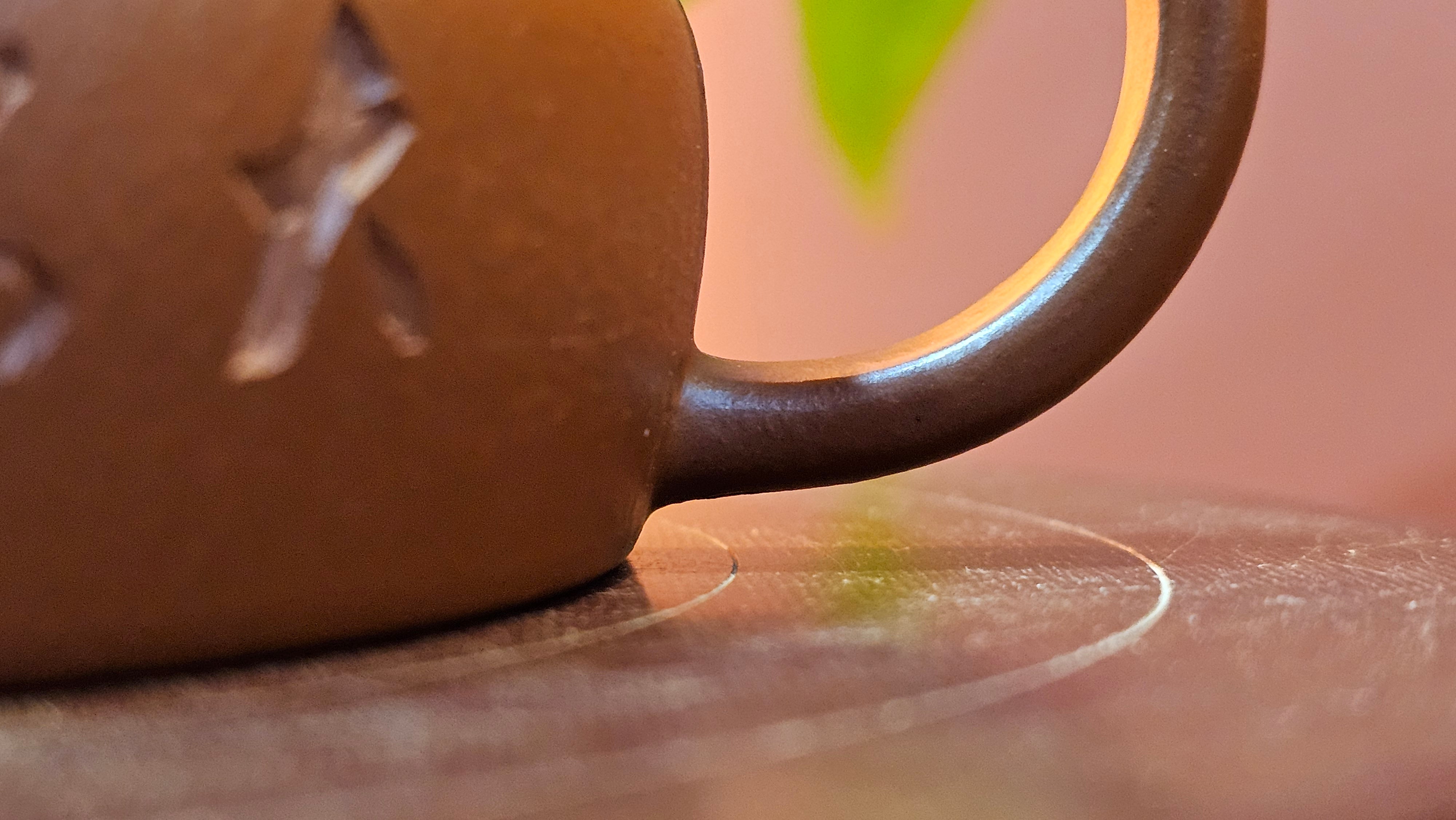 Hua Ting 华庭, 214.9ml (complex, large: 14cm long, 10cm wide), Xiao Mei Yao Zhu Ni 小煤窑朱泥,  by Craftsman Chen Yue Fei 陈跃飞, Engraving by Craftsman Yi De Shu 一德书 ~!Congratulations to Mr L.C.! 2158hrs 28th Nov 2025, Taylors! SC!