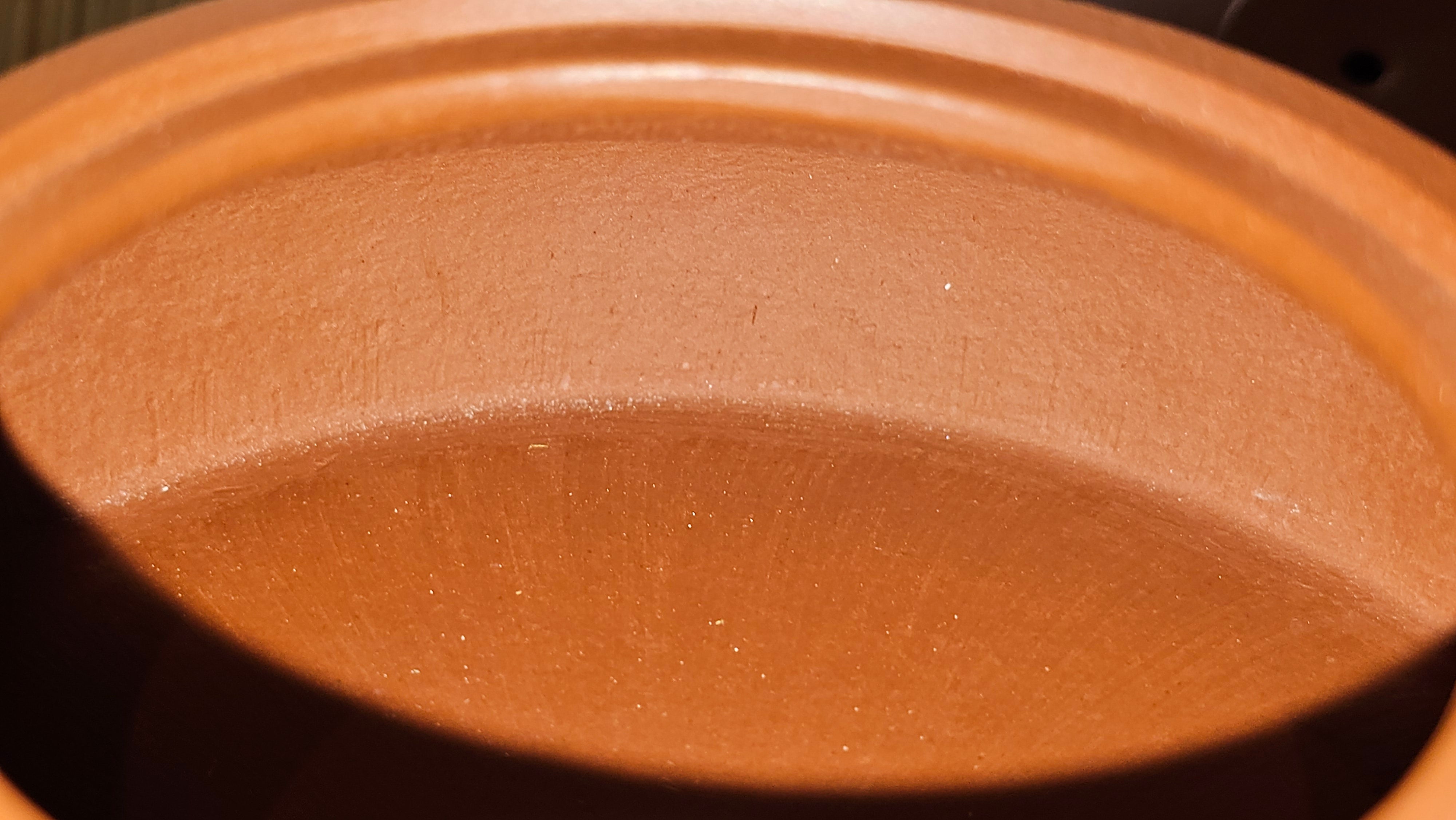 Hua Ting 华庭, 214.9ml (complex, large: 14cm long, 10cm wide), Xiao Mei Yao Zhu Ni 小煤窑朱泥,  by Craftsman Chen Yue Fei 陈跃飞, Engraving by Craftsman Yi De Shu 一德书 ~!Congratulations to Mr L.C.! 2158hrs 28th Nov 2025, Taylors! SC!