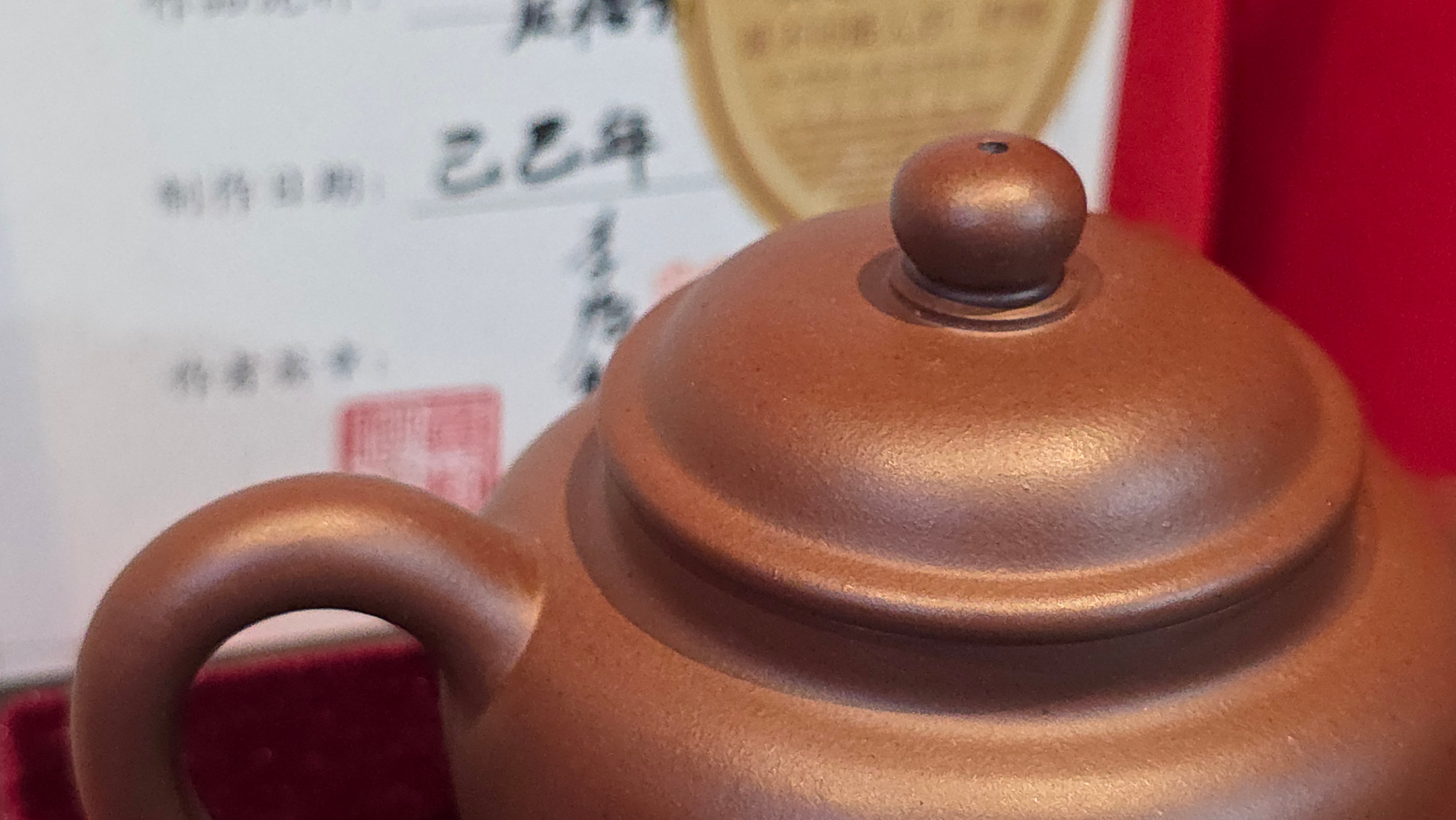 《宫灯》"Gong Deng", 195.3ml, Huang Long Yuan company's National-Authenticated Huang Long Shan 4th Quarry Di Cao Qing, Crafted by L3A Consummate Master Artist Li Yan Ru 李艳如。