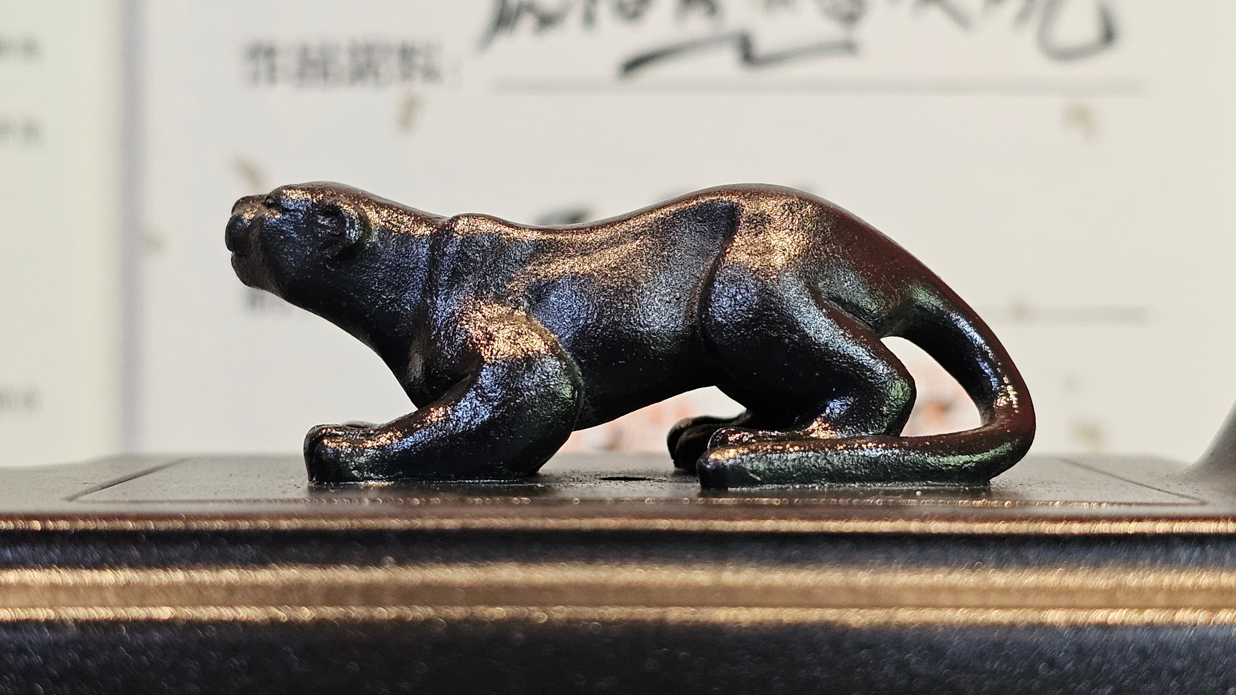 《风云之豹》"Feng Yun Zhi Bao", Di Cao Qing ~ Wu Hui Shao 底槽青~焐灰烧, 226.5ml, by L2A Senior Consummate Artist Yuan Hui 高级振兴技艺师兼高级工艺美术师～袁辉 ~ Congratulations to Mr A.A.! 1748hrs 21st Nov 2025, Port Franks! Canada🇨🇦!