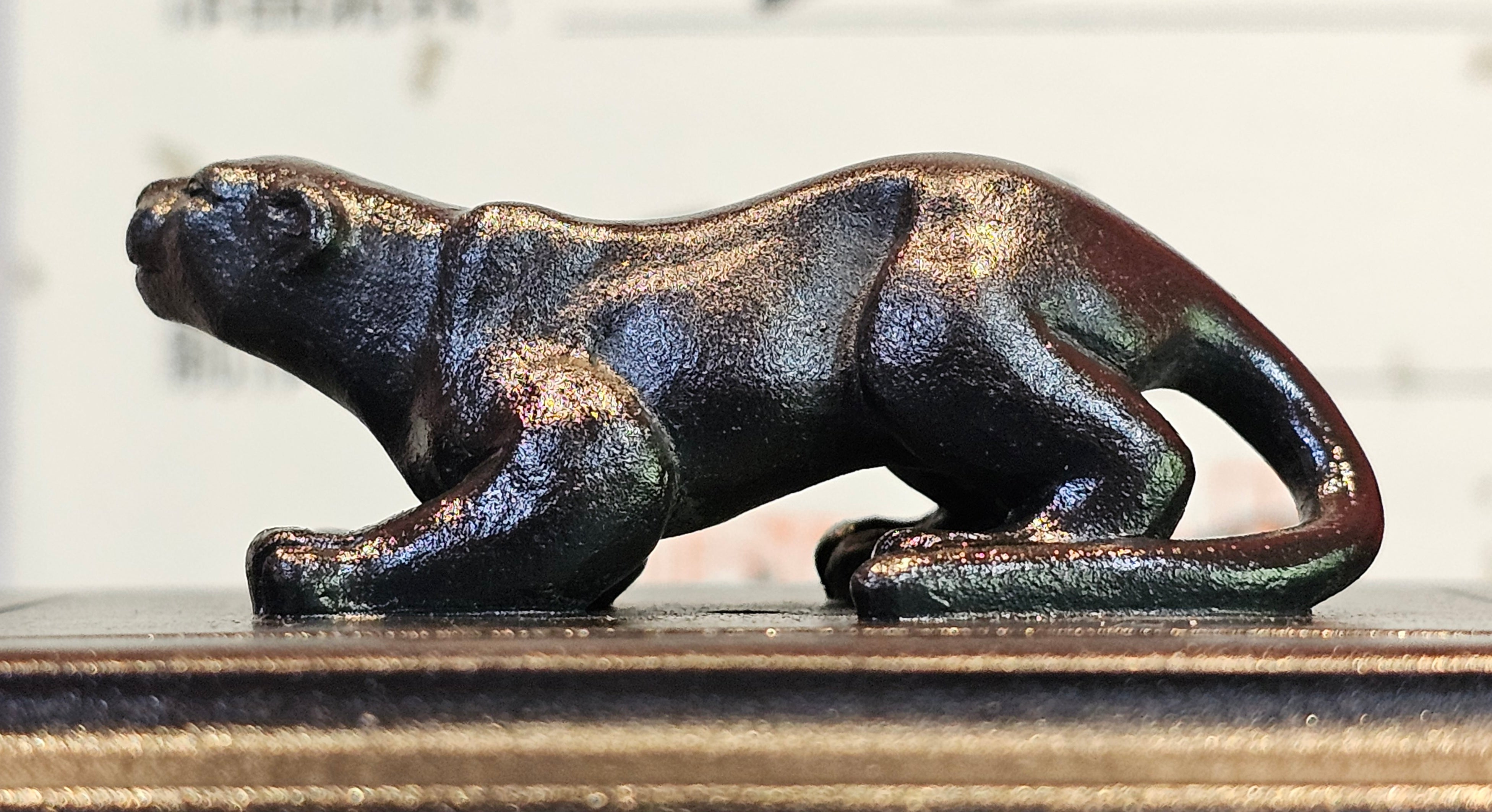 《风云之豹》"Feng Yun Zhi Bao", Di Cao Qing ~ Wu Hui Shao 底槽青~焐灰烧, 226.5ml, by L2A Senior Consummate Artist Yuan Hui 高级振兴技艺师兼高级工艺美术师～袁辉 ~ Congratulations to Mr A.A.! 1748hrs 21st Nov 2025, Port Franks! Canada🇨🇦!