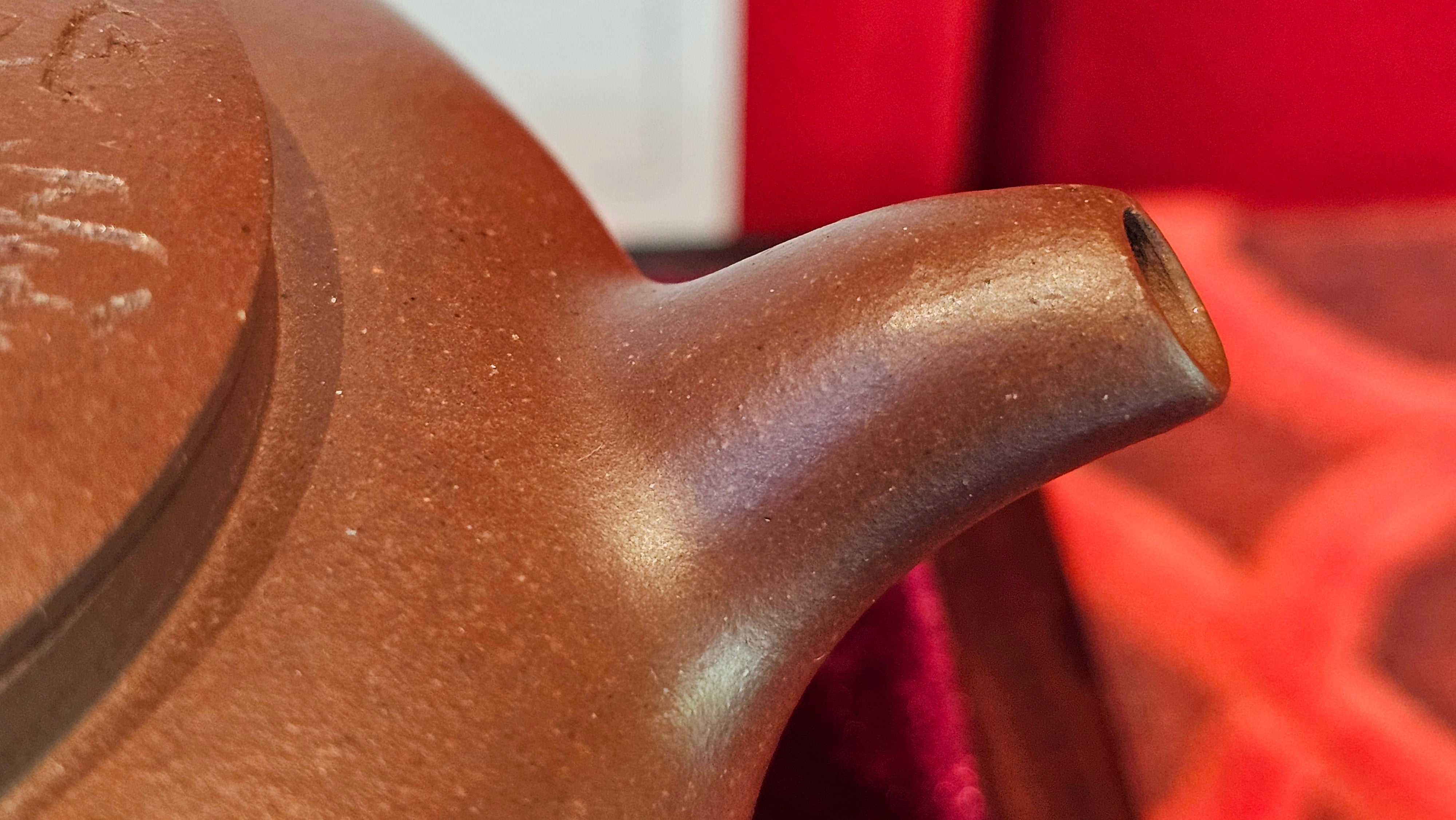 《小满》"Xiao Man", 312.3ml, Di Cao Qing Zi Ni 底槽青紫泥 ~ Crafted by L3A Consummate Master Artist Li Yan Ru 李艳如, Engraving by Artist Luo Ren 洛人 ~ Congratulations!to Mr S.M.! 2315hrs 24th Nov 2025, Séméac! France🇫🇷!