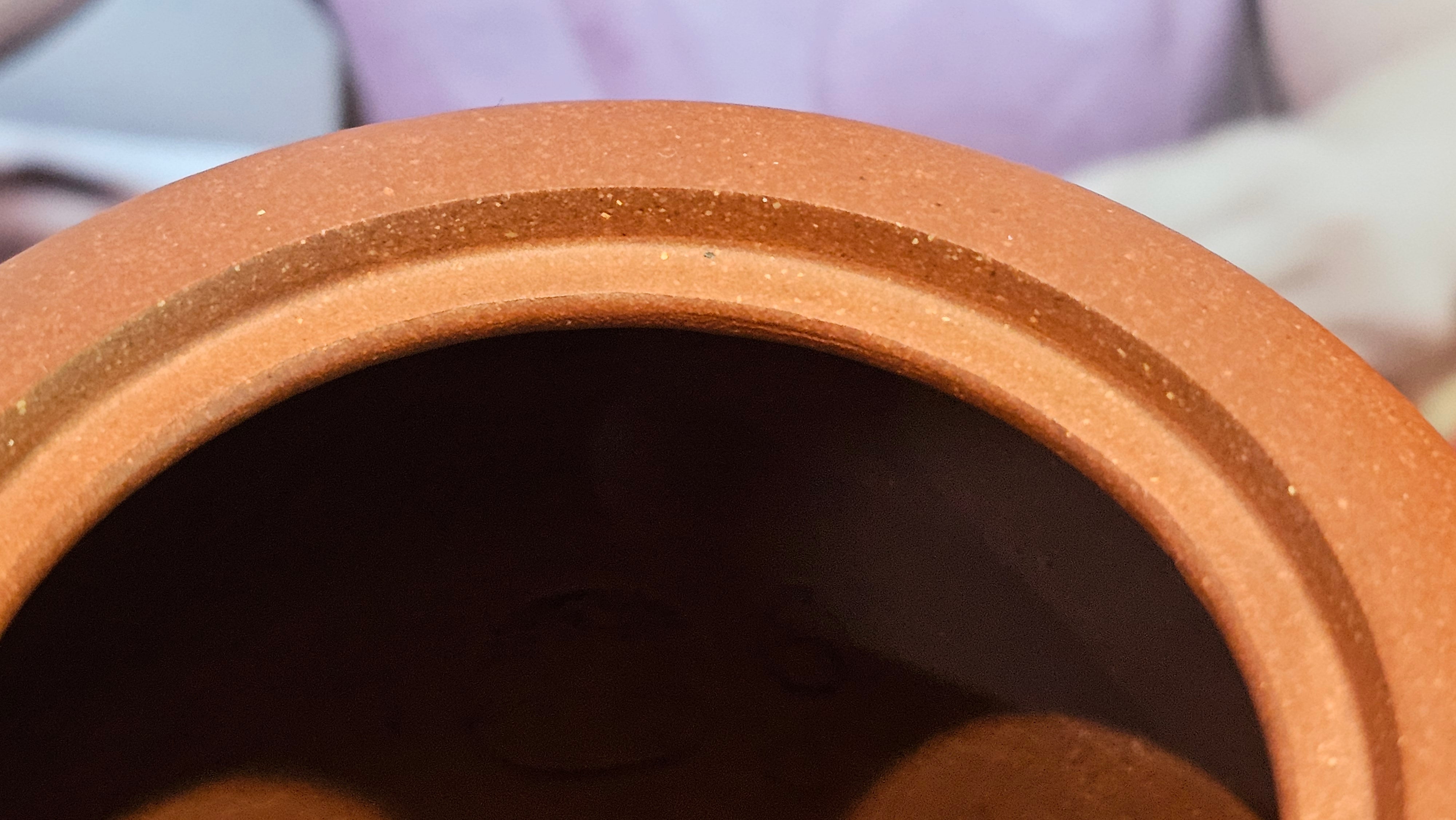 《湘妃竹段》"Xiang Fei Zhu Duan", 244.8ml, Di Cao Qing Zi Ni with Duan Ni Clay embellishments for the characteristic "Xiang Fei Bamboo" Patterns, by L4 Assoc Master Yu Chun Lei 俞春雷 ~!Congratulations to Kungfu Master J.G.! 1122hrs 23rd Nov 2025, New Orleans! LA!