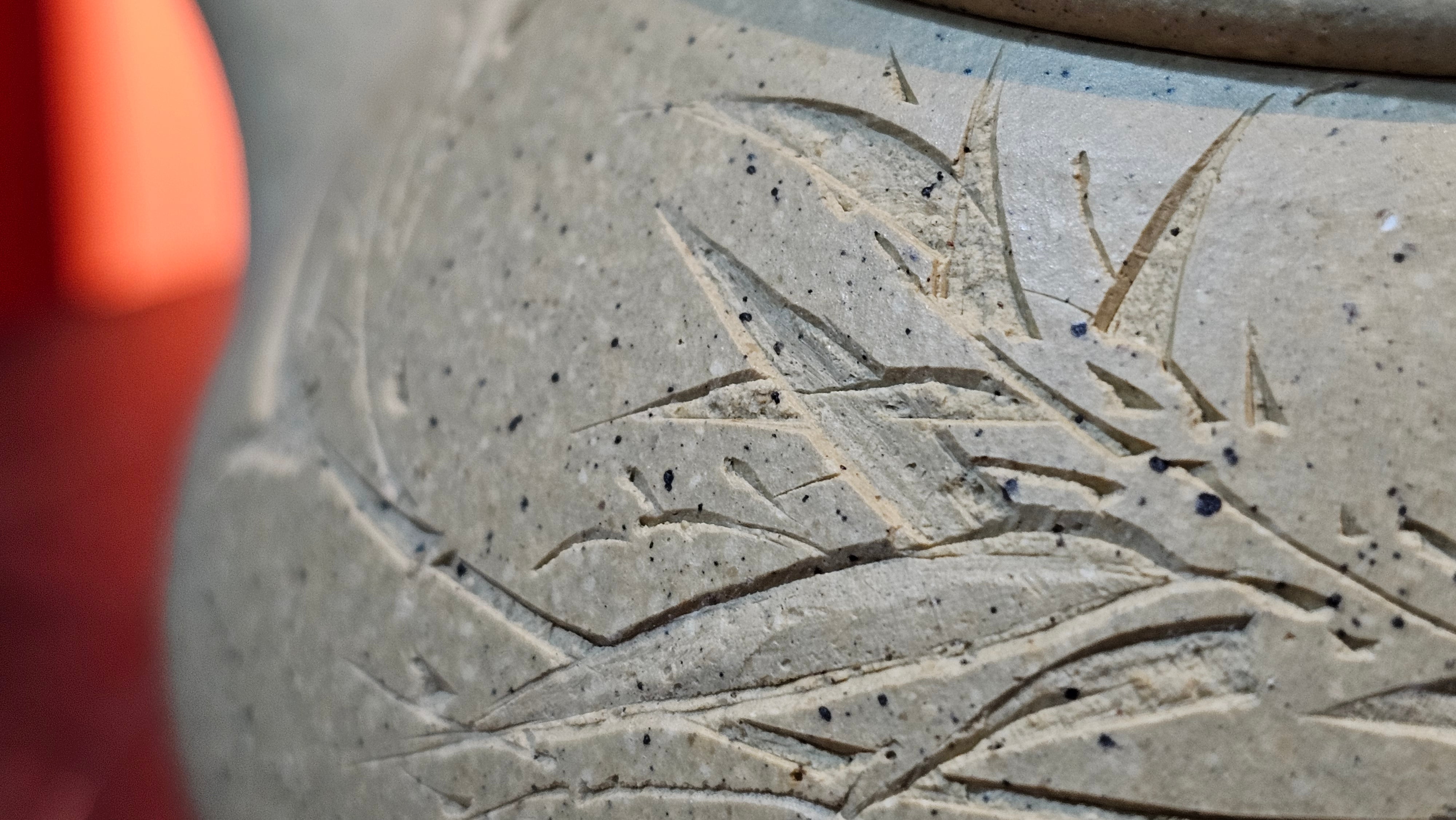 Jing Zhou Shi Piao 景舟石瓢, Zhi Ma Duan Ni 芝麻段泥, 186.8ml, by Craftsman Gu Xiao Ming 顾小明; Engraving of Bamboo & Poem in Kai Shu 竹与诗词(楷书)刻绘 by Craftsman Ruo Xi 若兮 ~ Congratulations!to Mr M.B.! 0132hrs 26th Nov 2025, Los Angeles! CA!