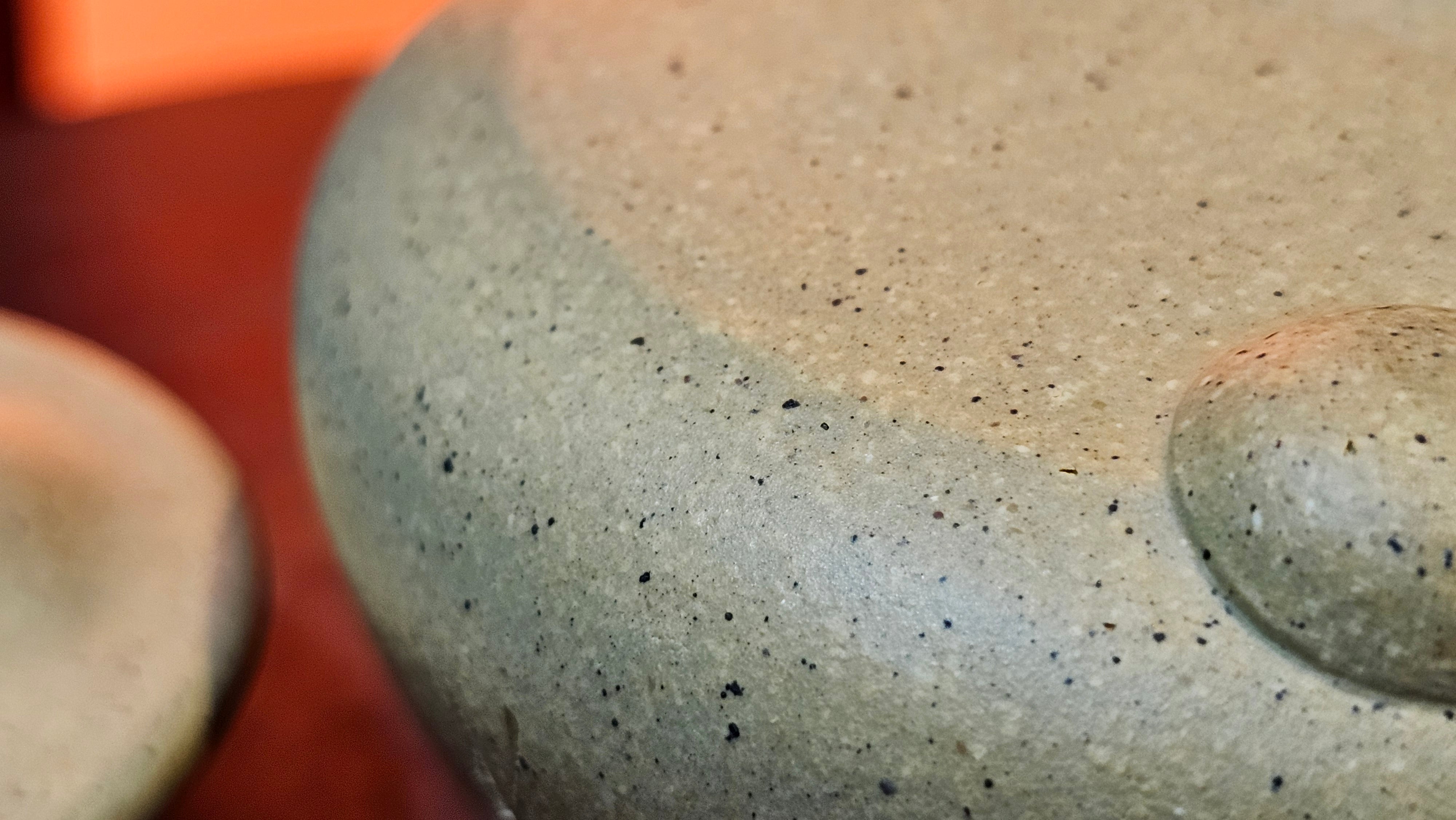 Jing Zhou Shi Piao 景舟石瓢, Zhi Ma Duan Ni 芝麻段泥, 186.8ml, by Craftsman Gu Xiao Ming 顾小明; Engraving of Bamboo & Poem in Kai Shu 竹与诗词(楷书)刻绘 by Craftsman Ruo Xi 若兮 ~ Congratulations!to Mr M.B.! 0132hrs 26th Nov 2025, Los Angeles! CA!