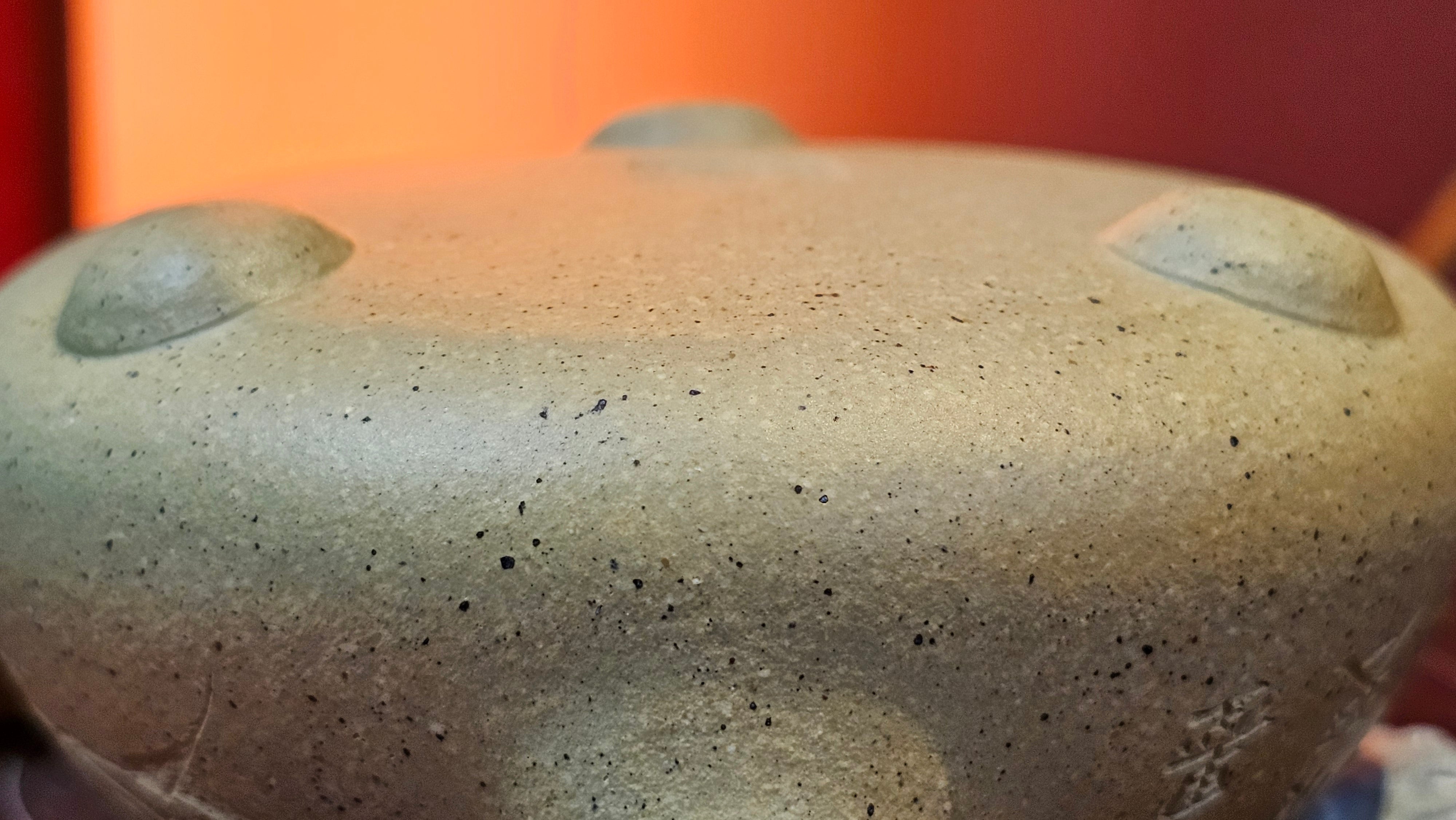 Jing Zhou Shi Piao 景舟石瓢, Zhi Ma Duan Ni 芝麻段泥, 186.8ml, by Craftsman Gu Xiao Ming 顾小明; Engraving of Bamboo & Poem in Kai Shu 竹与诗词(楷书)刻绘 by Craftsman Ruo Xi 若兮 ~ Congratulations!to Mr M.B.! 0132hrs 26th Nov 2025, Los Angeles! CA!