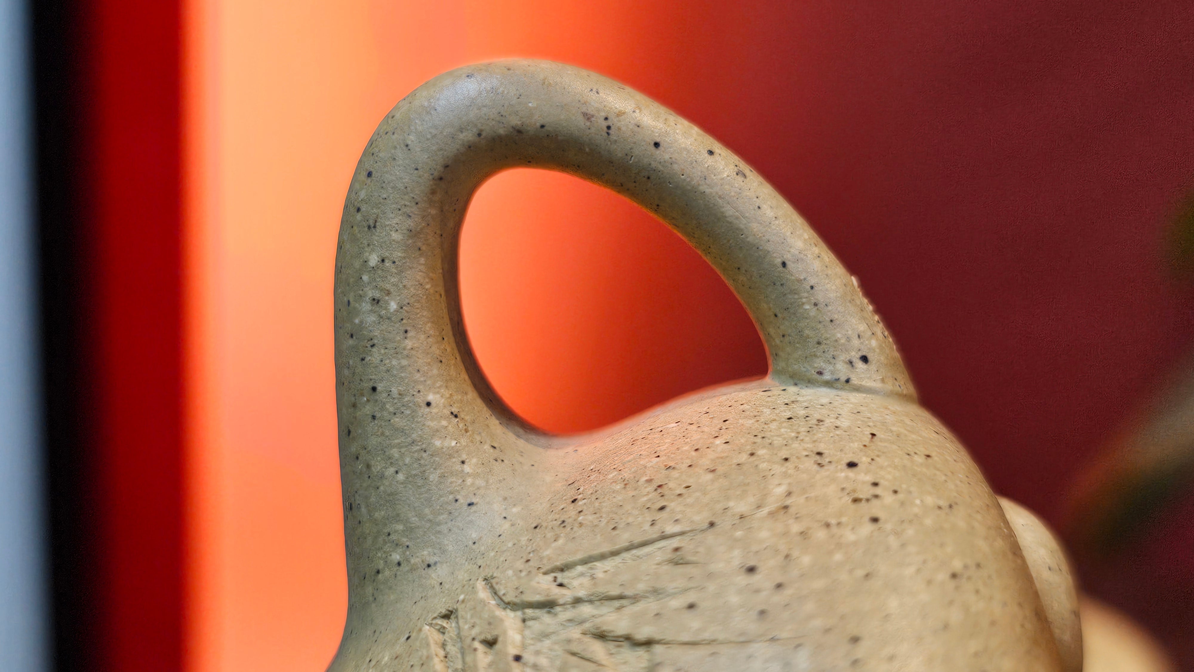 Jing Zhou Shi Piao 景舟石瓢, Zhi Ma Duan Ni 芝麻段泥, 186.8ml, by Craftsman Gu Xiao Ming 顾小明; Engraving of Bamboo & Poem in Kai Shu 竹与诗词(楷书)刻绘 by Craftsman Ruo Xi 若兮 ~ Congratulations!to Mr M.B.! 0132hrs 26th Nov 2025, Los Angeles! CA!