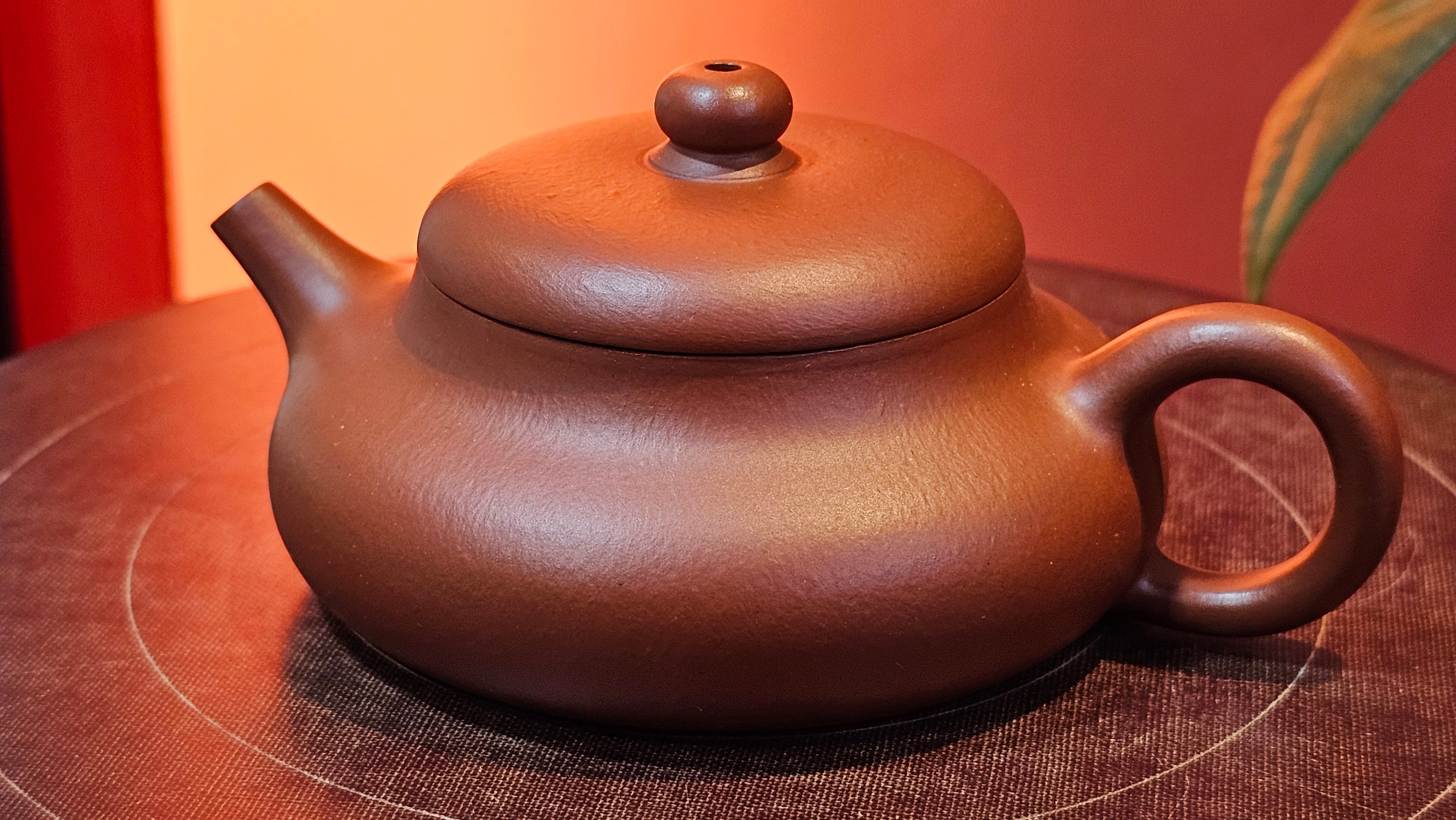 Jing Le 静乐 ~ "Quiet happiness", 81.5ml, Xiao Mei Yao Zhu Ni 小煤窑朱泥, by our Collaborative Craftsman Wang Xing 王兴 ~!Congratulations to Ms J.C.! 1205hrs 26h Nov 2025, Wilmington! DE!