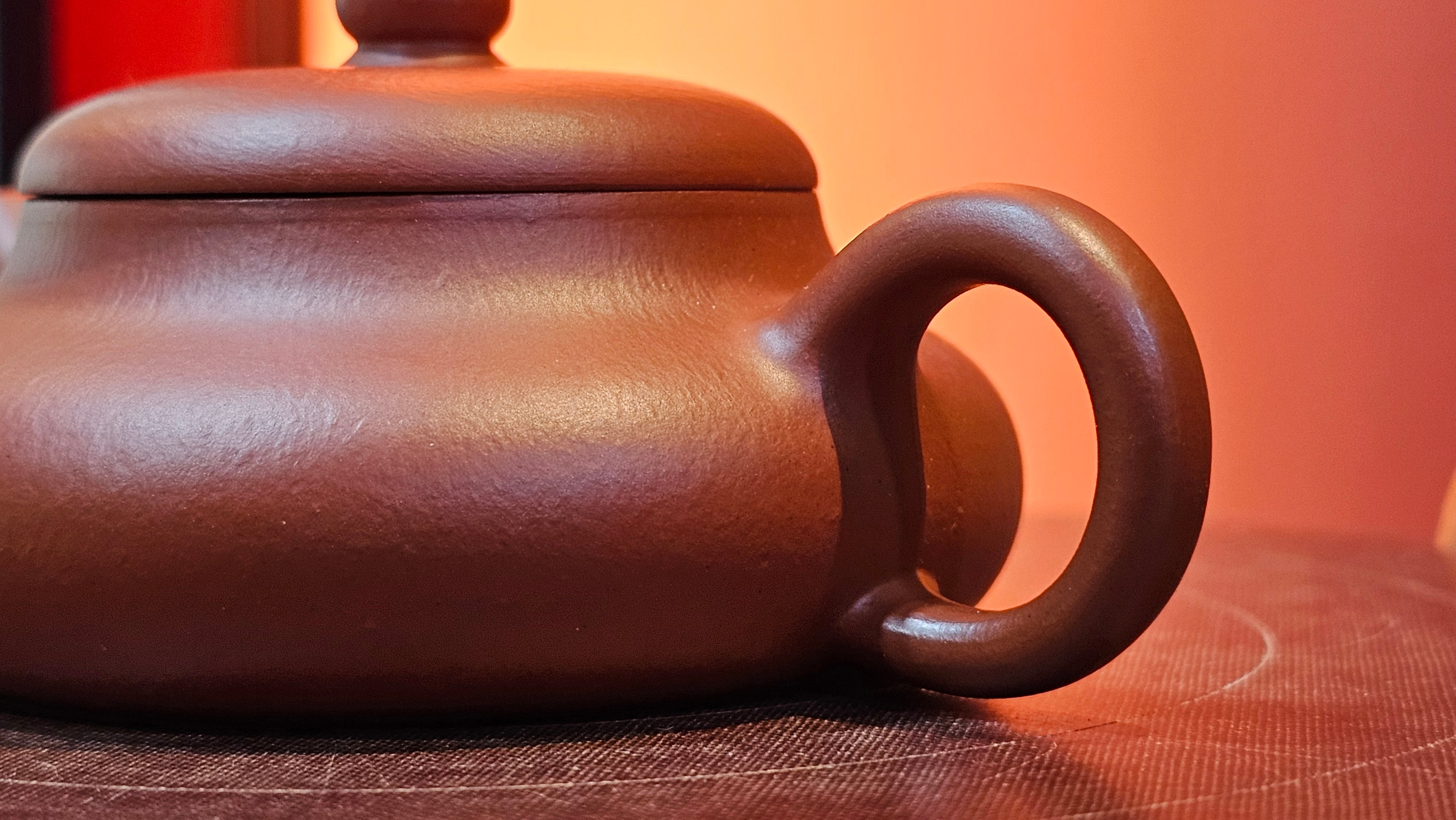 Jing Le 静乐 ~ "Quiet happiness", 81.5ml, Xiao Mei Yao Zhu Ni 小煤窑朱泥, by our Collaborative Craftsman Wang Xing 王兴 ~!Congratulations to Ms J.C.! 1205hrs 26h Nov 2025, Wilmington! DE!