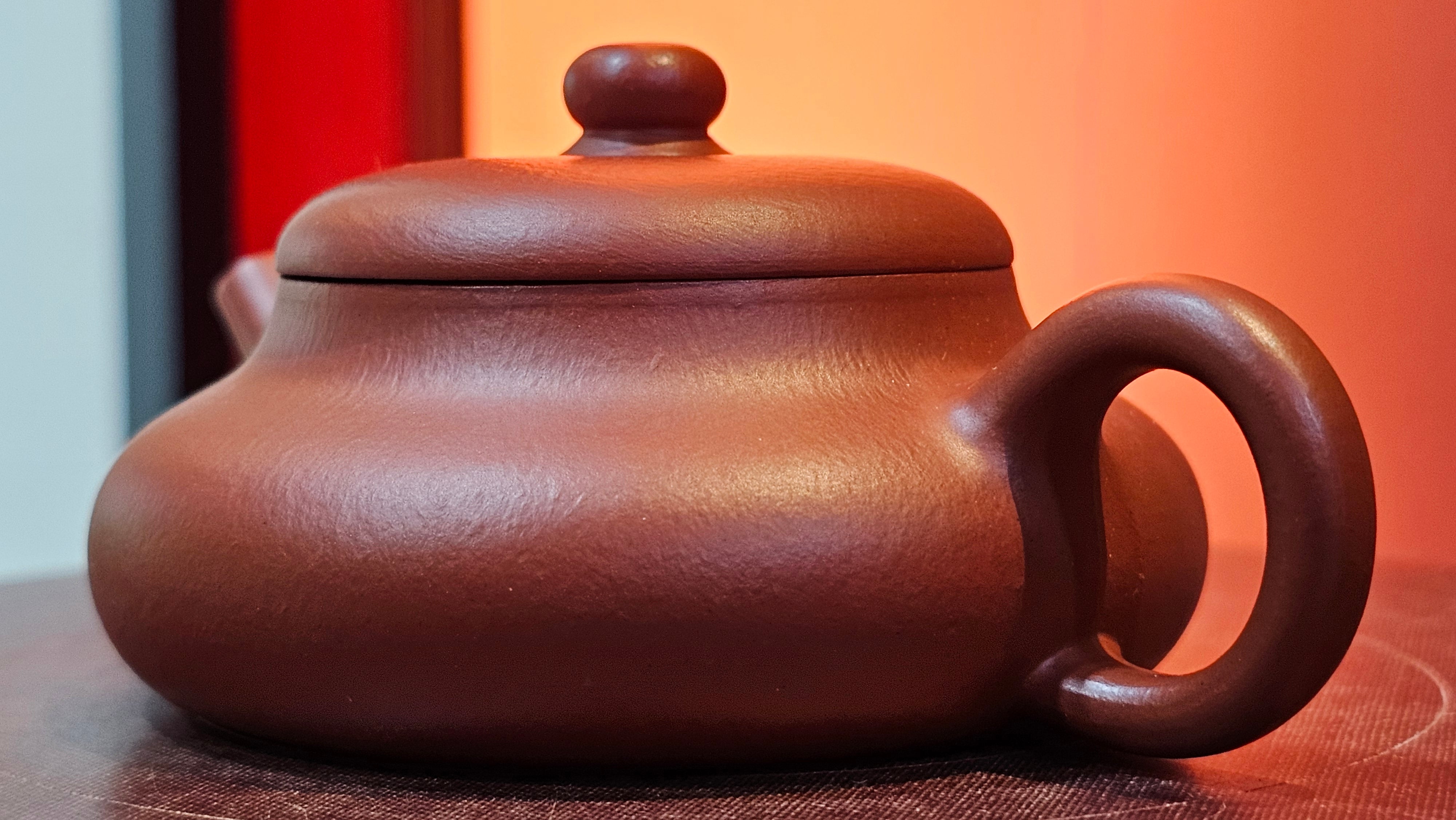 Jing Le 静乐 ~ "Quiet happiness", 81.5ml, Xiao Mei Yao Zhu Ni 小煤窑朱泥, by our Collaborative Craftsman Wang Xing 王兴 ~!Congratulations to Ms J.C.! 1205hrs 26h Nov 2025, Wilmington! DE!