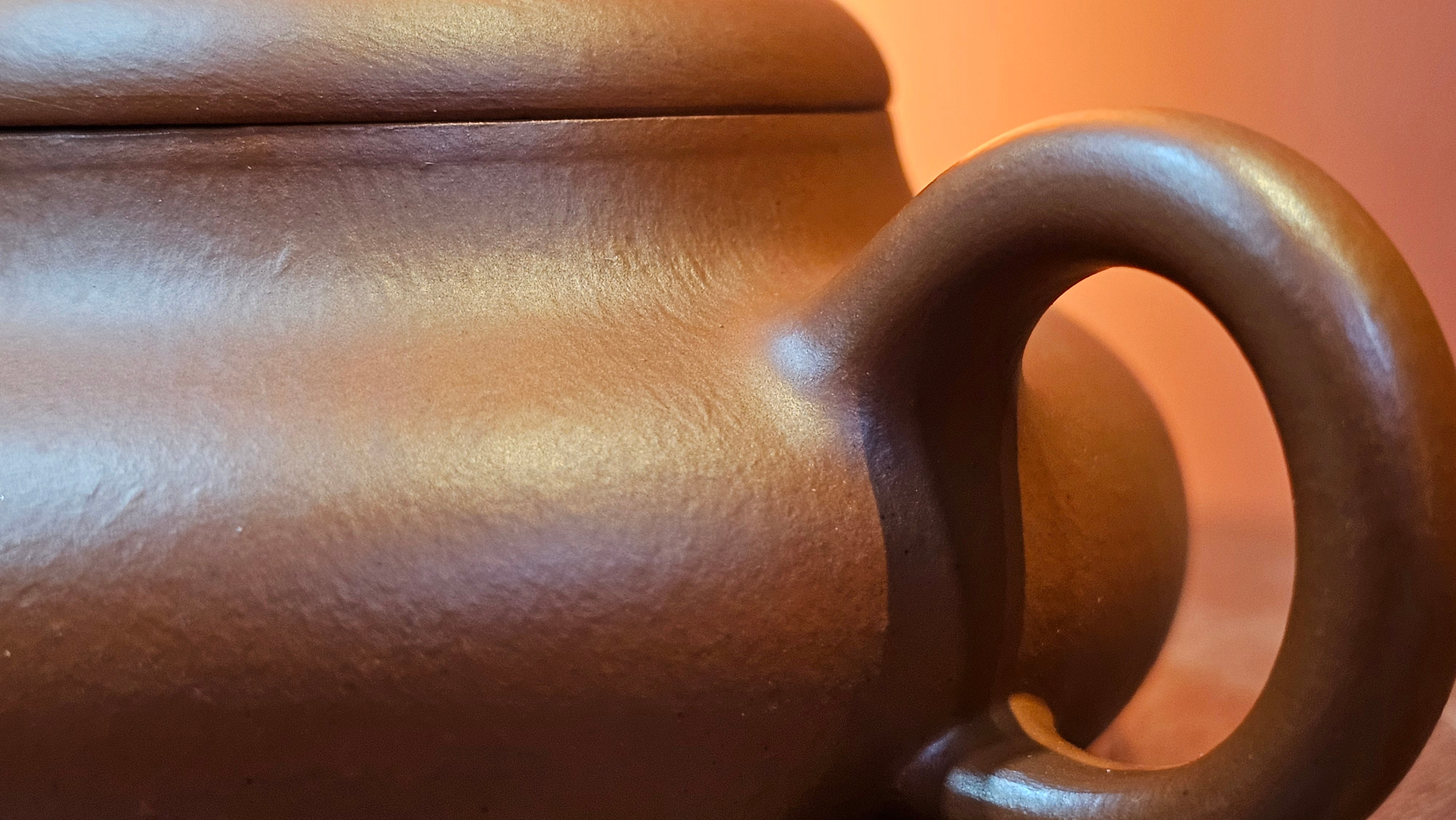 Jing Le 静乐 ~ "Quiet happiness", 81.5ml, Xiao Mei Yao Zhu Ni 小煤窑朱泥, by our Collaborative Craftsman Wang Xing 王兴 ~!Congratulations to Ms J.C.! 1205hrs 26h Nov 2025, Wilmington! DE!