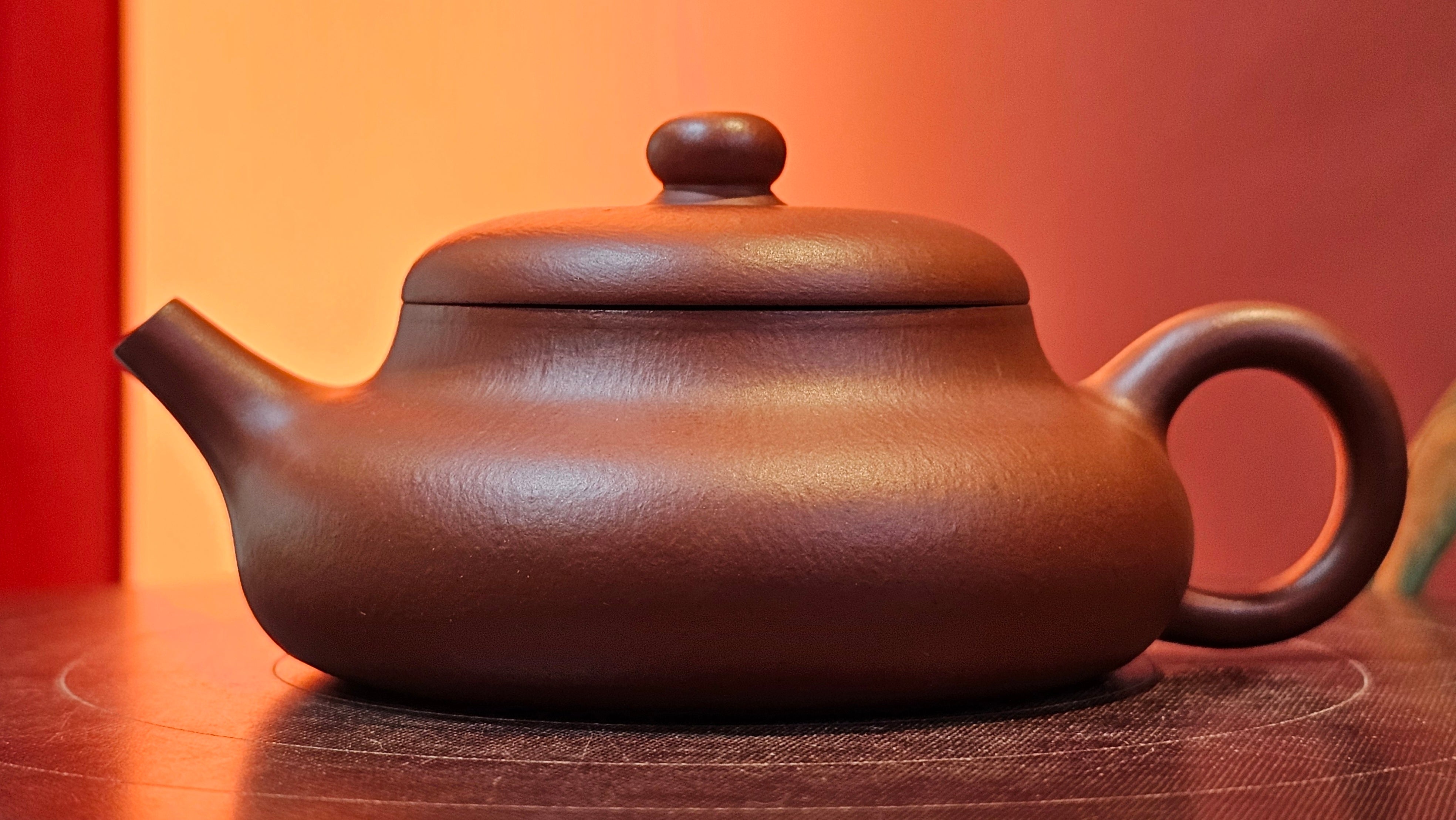 Jing Le 静乐 ~ "Quiet happiness", 81.5ml, Xiao Mei Yao Zhu Ni 小煤窑朱泥, by our Collaborative Craftsman Wang Xing 王兴 ~!Congratulations to Ms J.C.! 1205hrs 26h Nov 2025, Wilmington! DE!