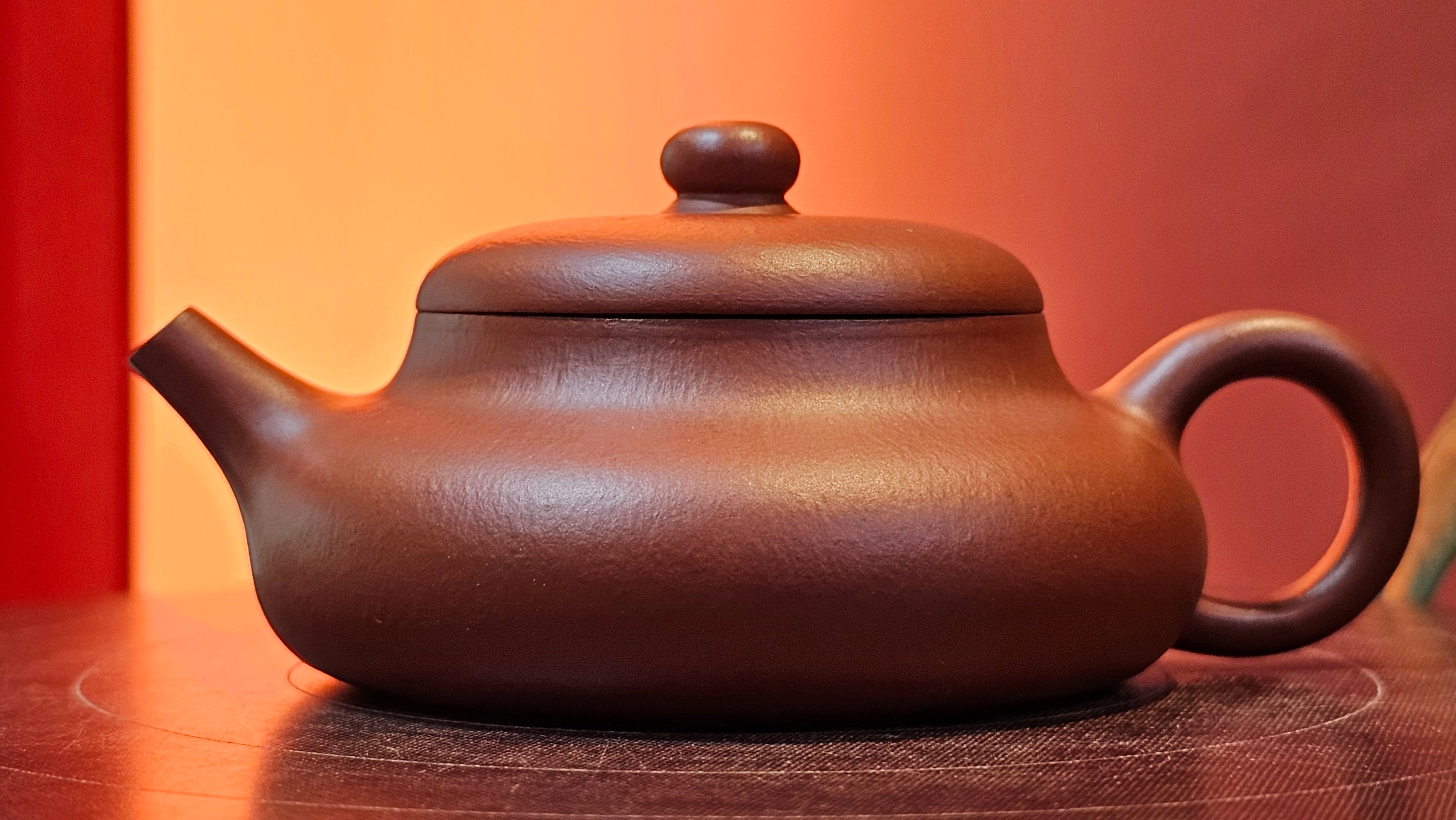 Jing Le 静乐 ~ "Quiet happiness", 81.5ml, Xiao Mei Yao Zhu Ni 小煤窑朱泥, by our Collaborative Craftsman Wang Xing 王兴 ~!Congratulations to Ms J.C.! 1205hrs 26h Nov 2025, Wilmington! DE!