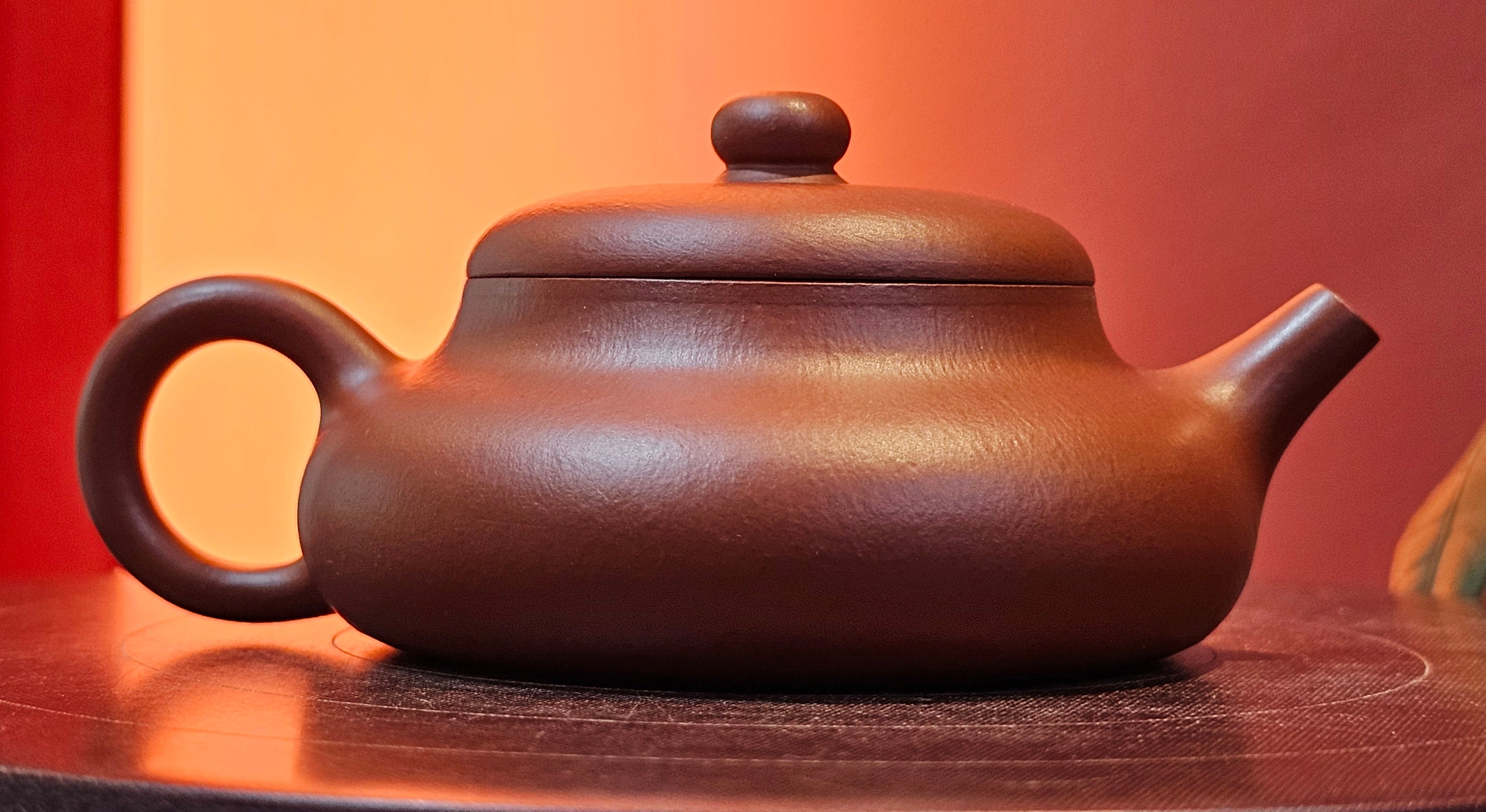 Jing Le 静乐 ~ "Quiet happiness", 81.5ml, Xiao Mei Yao Zhu Ni 小煤窑朱泥, by our Collaborative Craftsman Wang Xing 王兴 ~!Congratulations to Ms J.C.! 1205hrs 26h Nov 2025, Wilmington! DE!