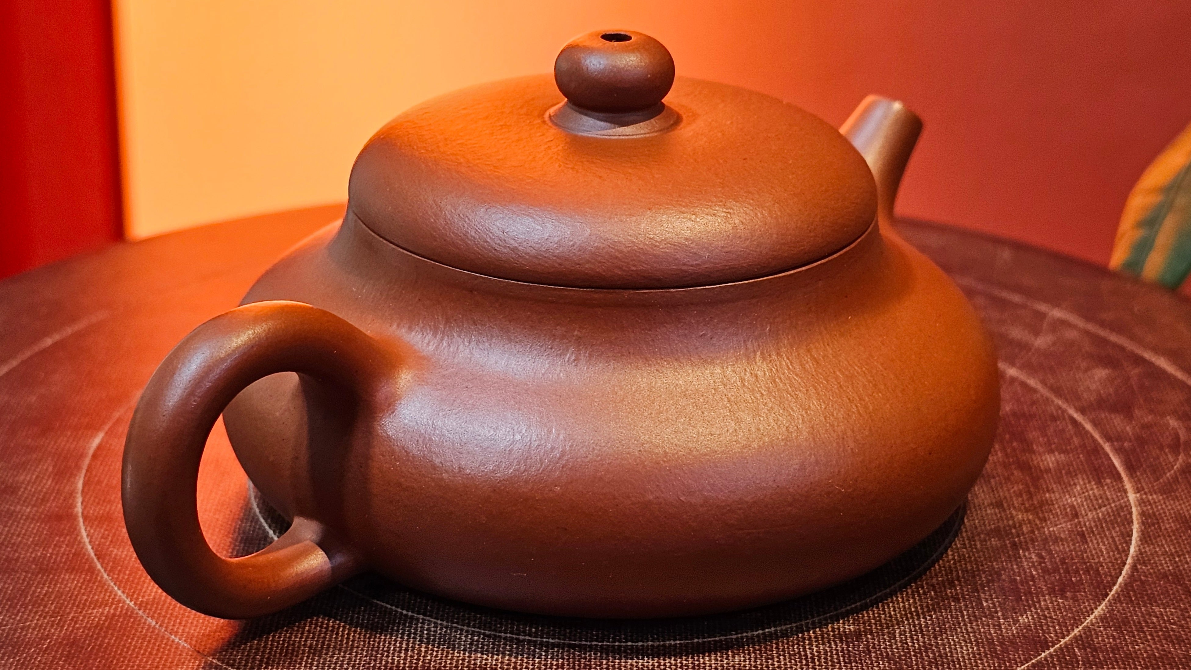 Jing Le 静乐 ~ "Quiet happiness", 81.5ml, Xiao Mei Yao Zhu Ni 小煤窑朱泥, by our Collaborative Craftsman Wang Xing 王兴 ~!Congratulations to Ms J.C.! 1205hrs 26h Nov 2025, Wilmington! DE!