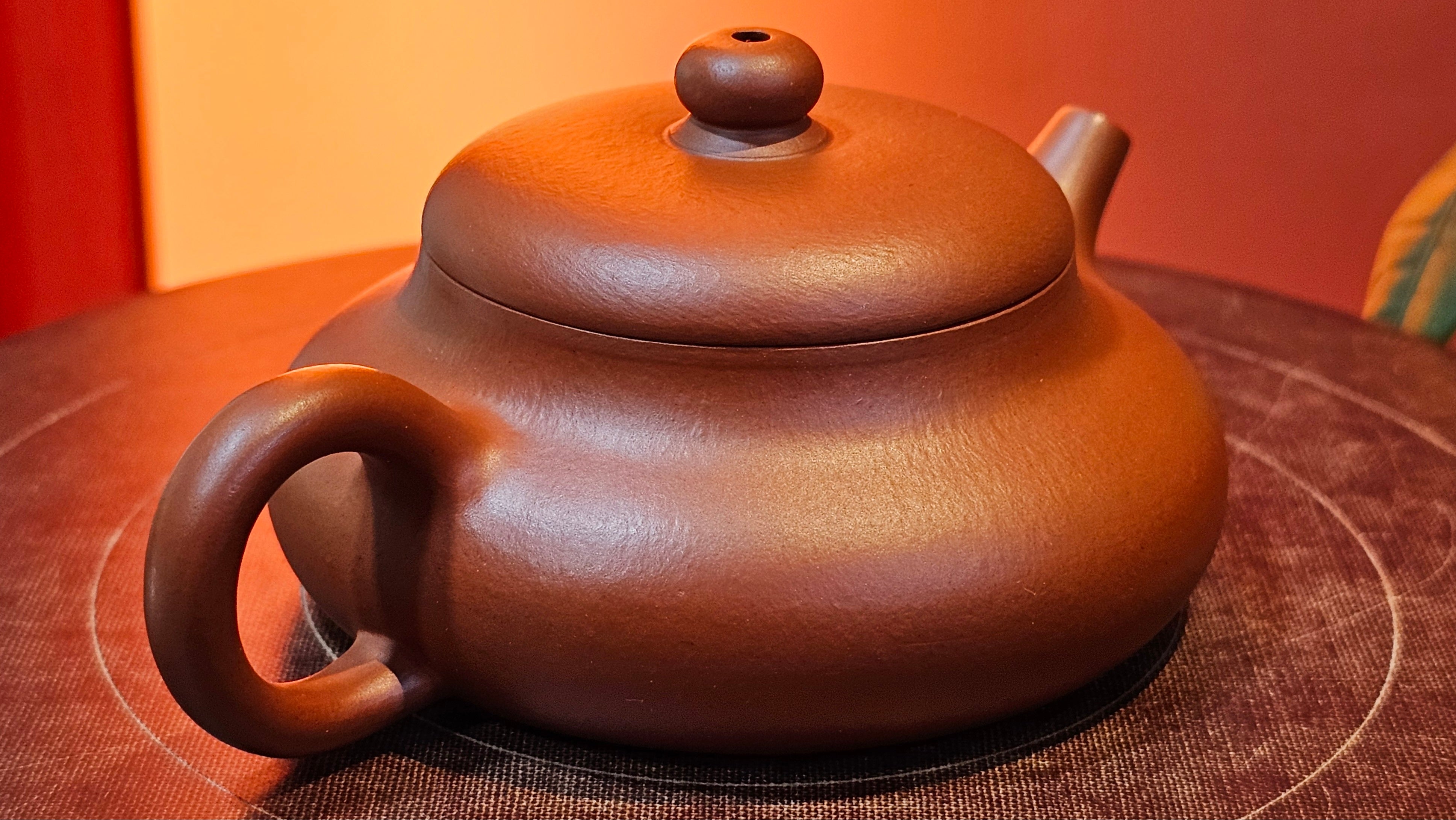 Jing Le 静乐 ~ "Quiet happiness", 81.5ml, Xiao Mei Yao Zhu Ni 小煤窑朱泥, by our Collaborative Craftsman Wang Xing 王兴 ~!Congratulations to Ms J.C.! 1205hrs 26h Nov 2025, Wilmington! DE!