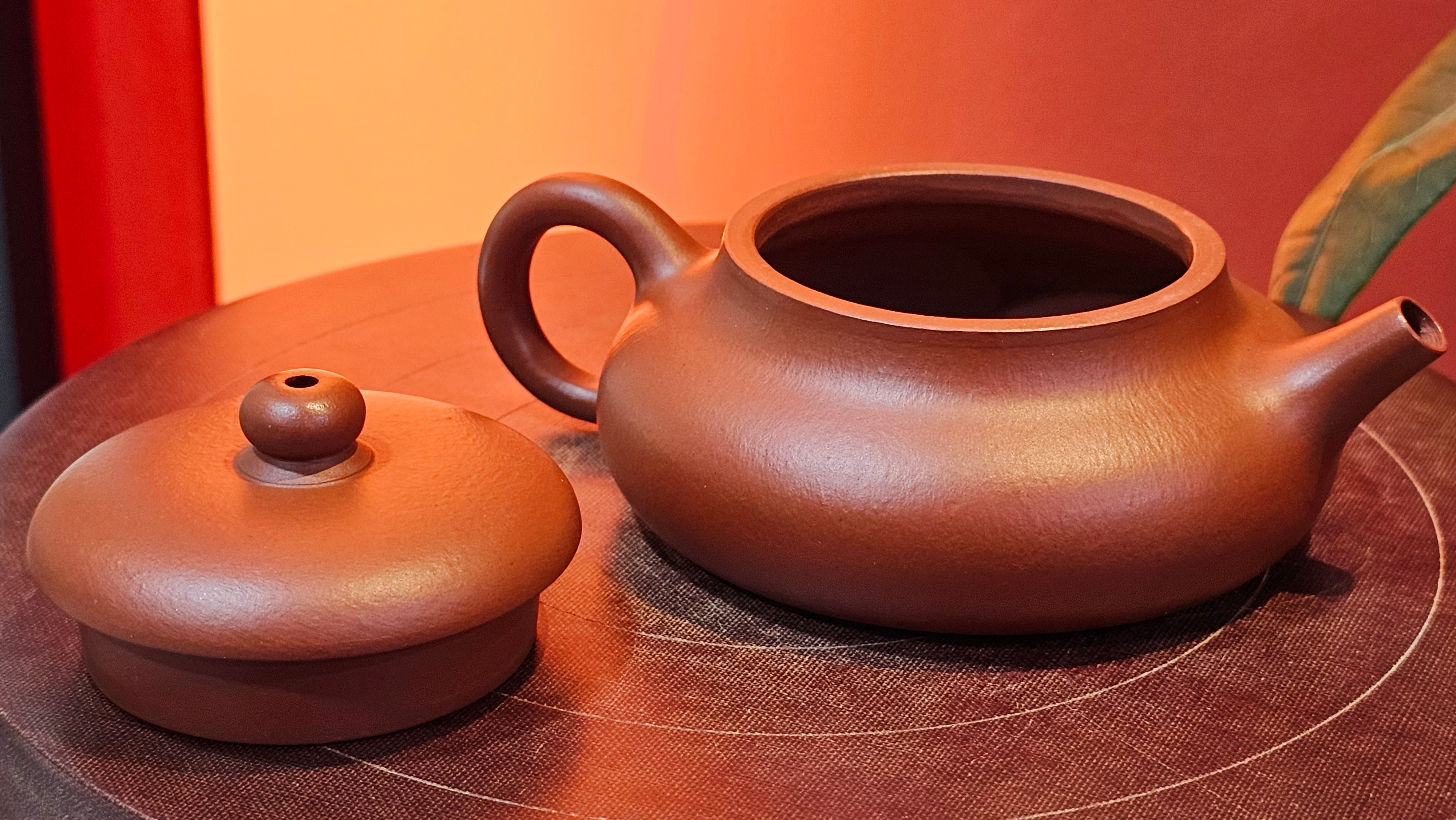 Jing Le 静乐 ~ "Quiet happiness", 81.5ml, Xiao Mei Yao Zhu Ni 小煤窑朱泥, by our Collaborative Craftsman Wang Xing 王兴 ~!Congratulations to Ms J.C.! 1205hrs 26h Nov 2025, Wilmington! DE!