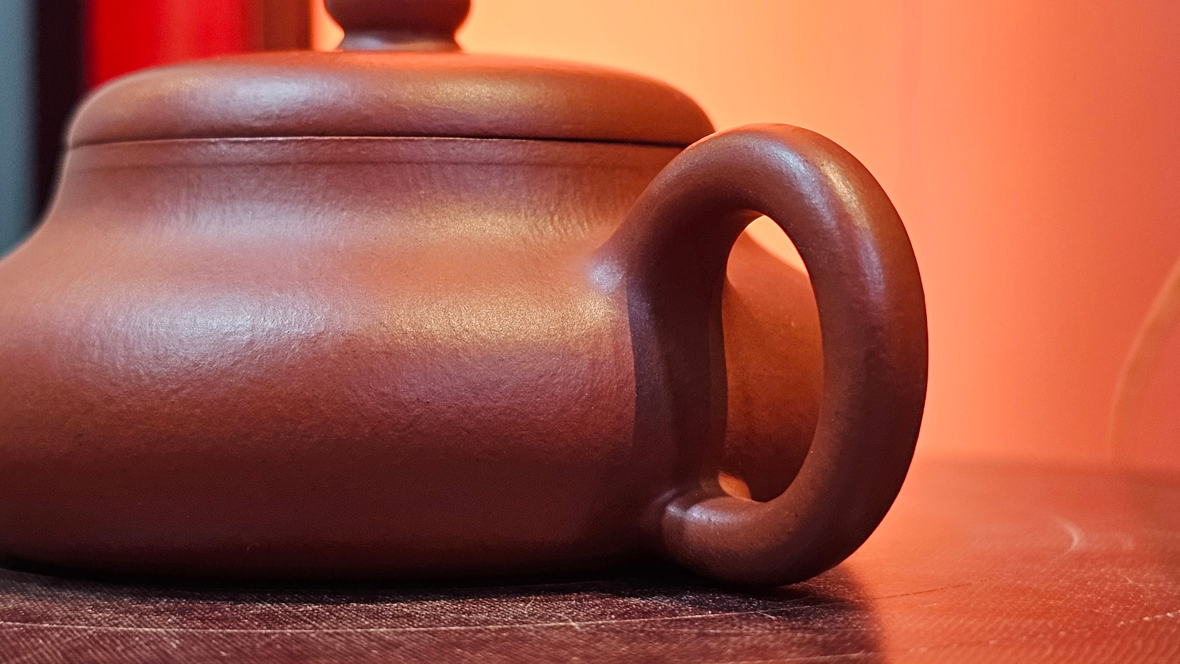 Jing Le 静乐 ~ "Quiet happiness", 82.8ml, Xiao Mei Yao Zhu Ni 小煤窑朱泥, by our Collaborative Craftsman Wang Xing 王兴 ~ Congratulations to Mr C.H.! 1833hrs 27th Nov 2025, Bingen am Rhein! Germany🇩🇪!