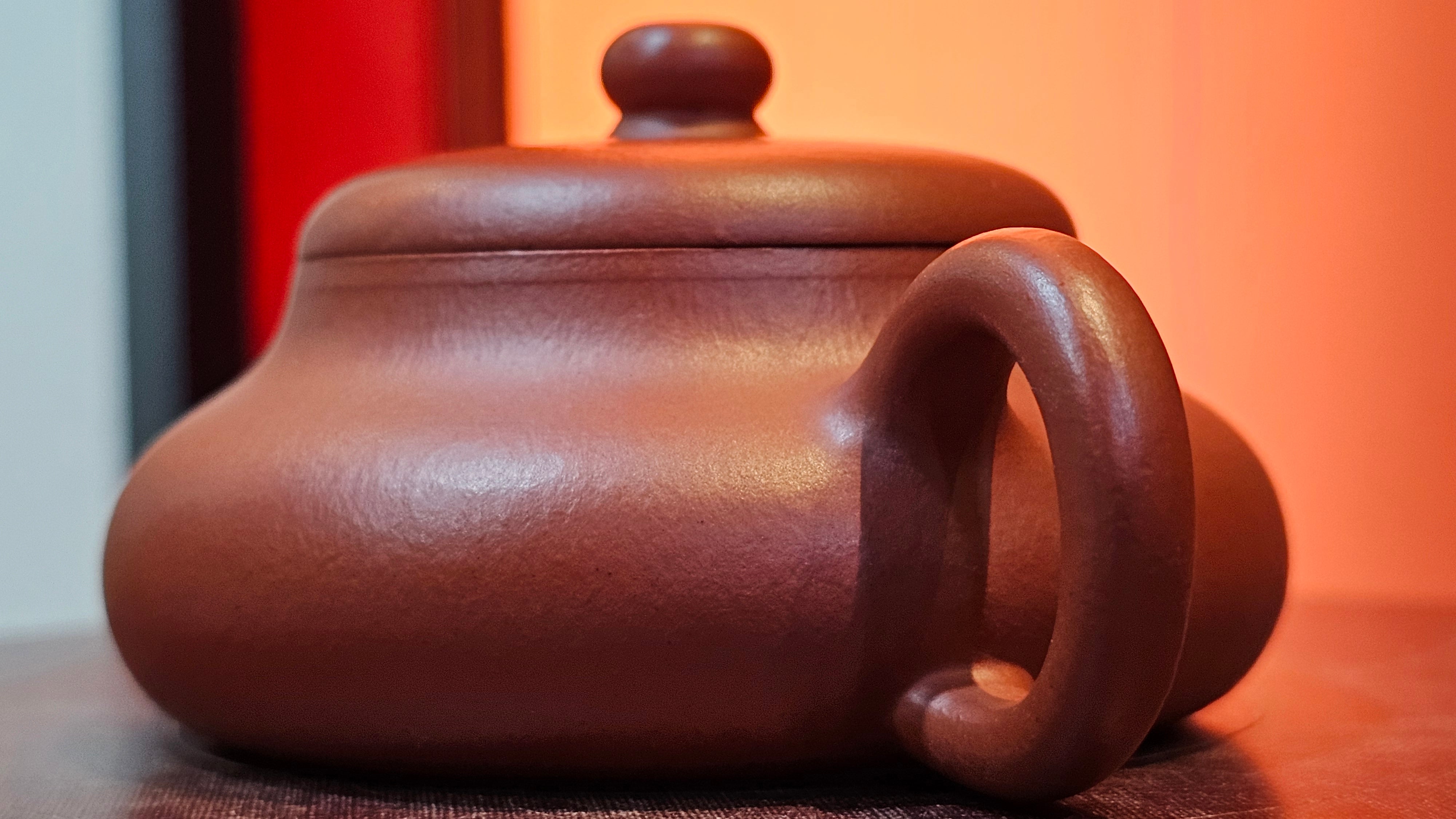 Jing Le 静乐 ~ "Quiet happiness", 82.8ml, Xiao Mei Yao Zhu Ni 小煤窑朱泥, by our Collaborative Craftsman Wang Xing 王兴 ~ Congratulations to Mr C.H.! 1833hrs 27th Nov 2025, Bingen am Rhein! Germany🇩🇪!