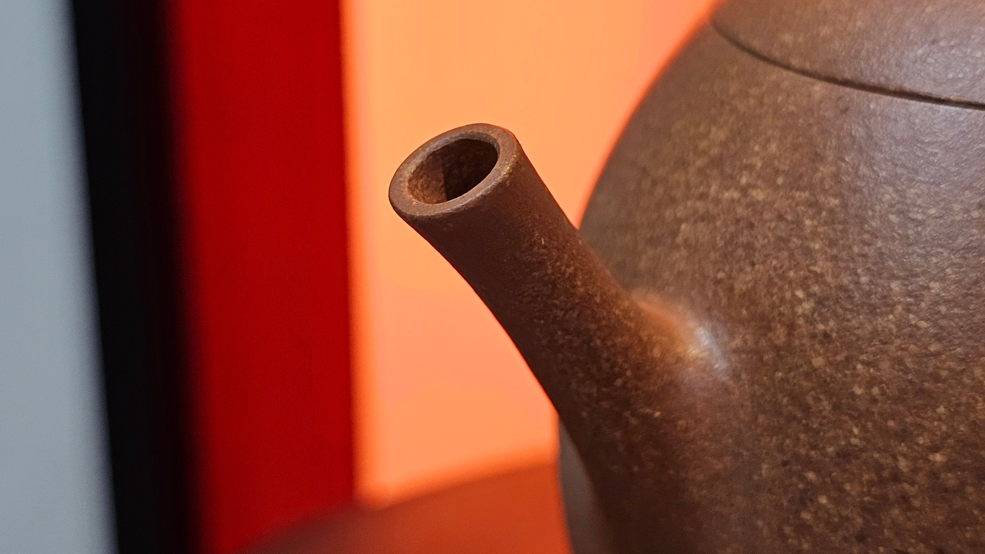 Gao Xiu Hu《高秀壶》, 181.2ml, Bao Shan Duan Ni 宝山段泥, by Craftsman Zhu Shu 朱舒 ~ With Engraving of Bamboos and Verse in Zhuan Shu 篆书 by Craftsman Yi Cheng 逸成!~Congratulations to Mr A.D.P.! 2242hrs 27th Nov 2025, Forest! Belgium🇧🇪!