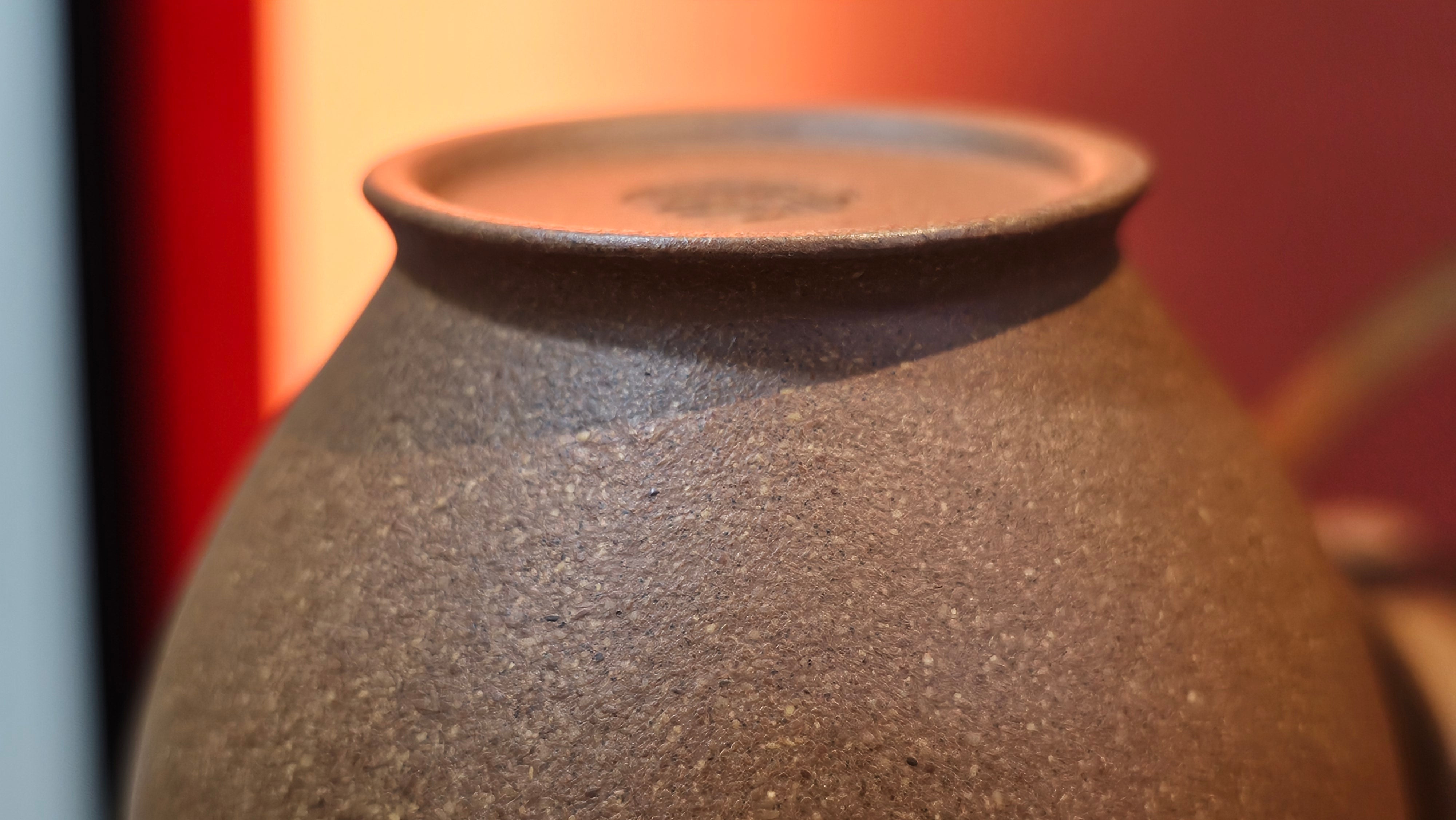 Gao Xiu Hu《高秀壶》, 181.2ml, Bao Shan Duan Ni 宝山段泥, by Craftsman Zhu Shu 朱舒 ~ With Engraving of Bamboos and Verse in Zhuan Shu 篆书 by Craftsman Yi Cheng 逸成!~Congratulations to Mr A.D.P.! 2242hrs 27th Nov 2025, Forest! Belgium🇧🇪!