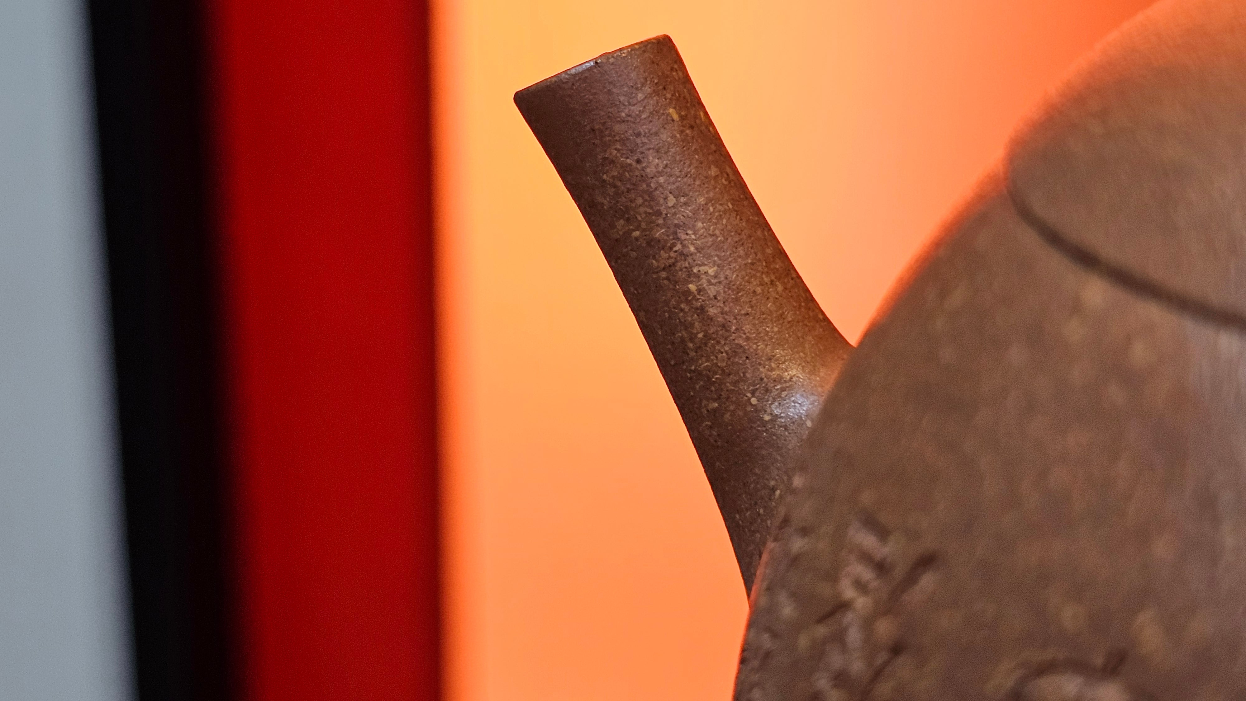 Gao Xiu Hu《高秀壶》, 182.9ml, Bao Shan Duan Ni 宝山段泥, by Craftsman Zhu Shu 朱舒 ~ With Engraving of Bamboos and Verse in Zhuan Shu 篆书 by Craftsman Yi Cheng 逸成!~ Congratulations!to Ms E.A.! 0009hrs 28th Nov 2025, Vineland! NJ!