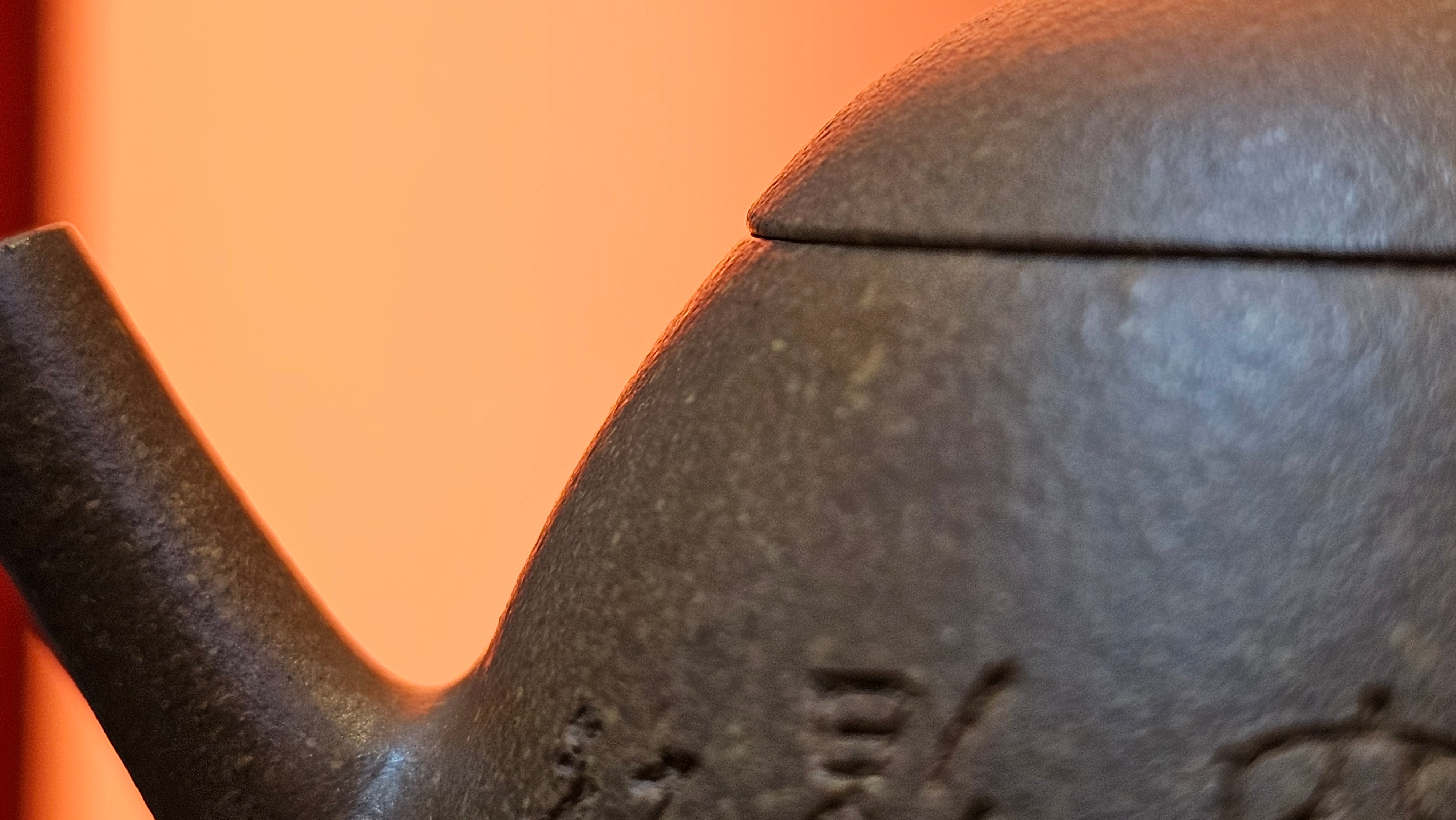 Gao Xiu Hu《高秀壶》, 182.9ml, Bao Shan Duan Ni 宝山段泥, by Craftsman Zhu Shu 朱舒 ~ With Engraving of Bamboos and Verse in Zhuan Shu 篆书 by Craftsman Yi Cheng 逸成!~ Congratulations!to Ms E.A.! 0009hrs 28th Nov 2025, Vineland! NJ!