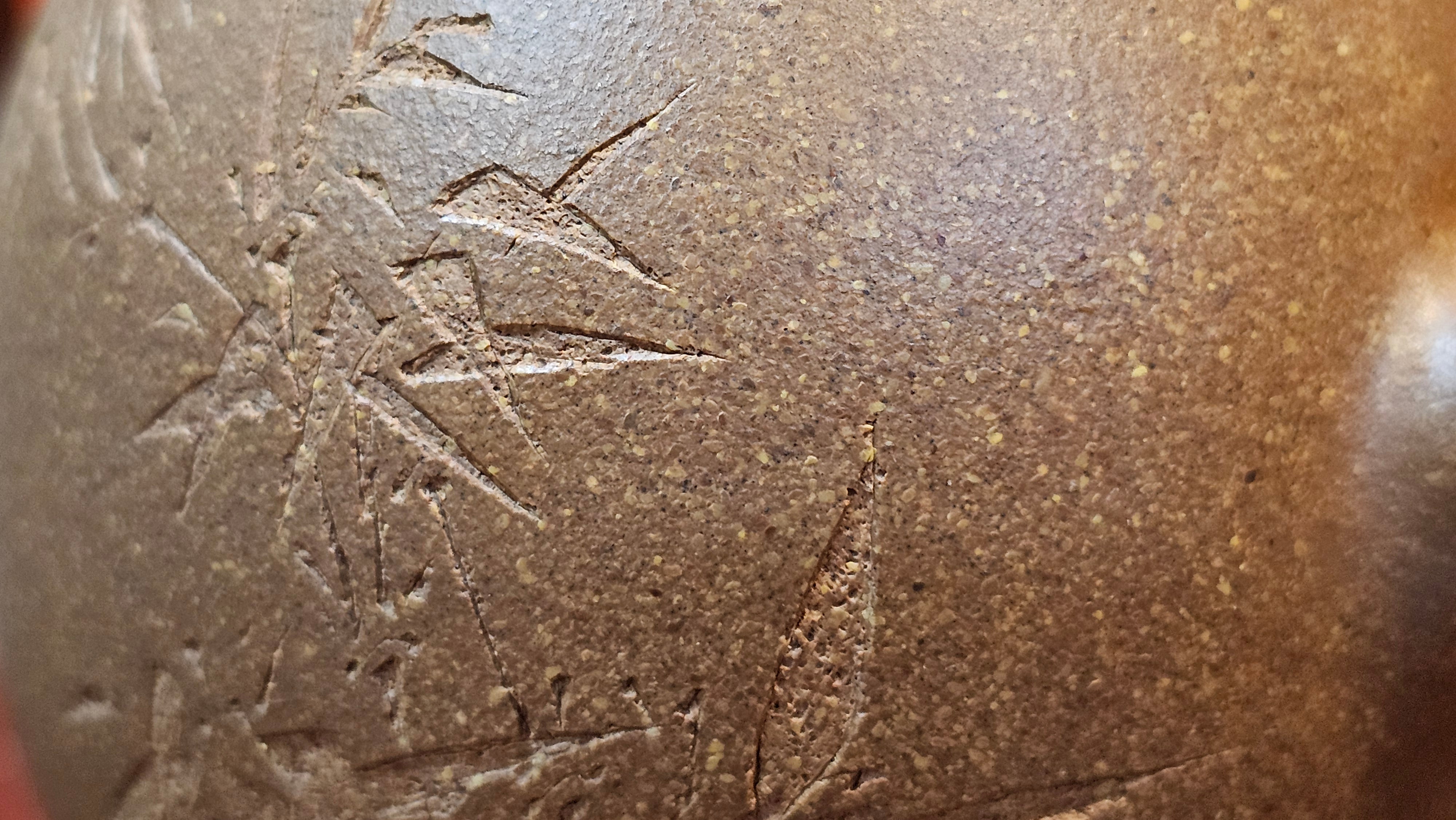 Gao Xiu Hu《高秀壶》, 182.9ml, Bao Shan Duan Ni 宝山段泥, by Craftsman Zhu Shu 朱舒 ~ With Engraving of Bamboos and Verse in Zhuan Shu 篆书 by Craftsman Yi Cheng 逸成!~ Congratulations!to Ms E.A.! 0009hrs 28th Nov 2025, Vineland! NJ!