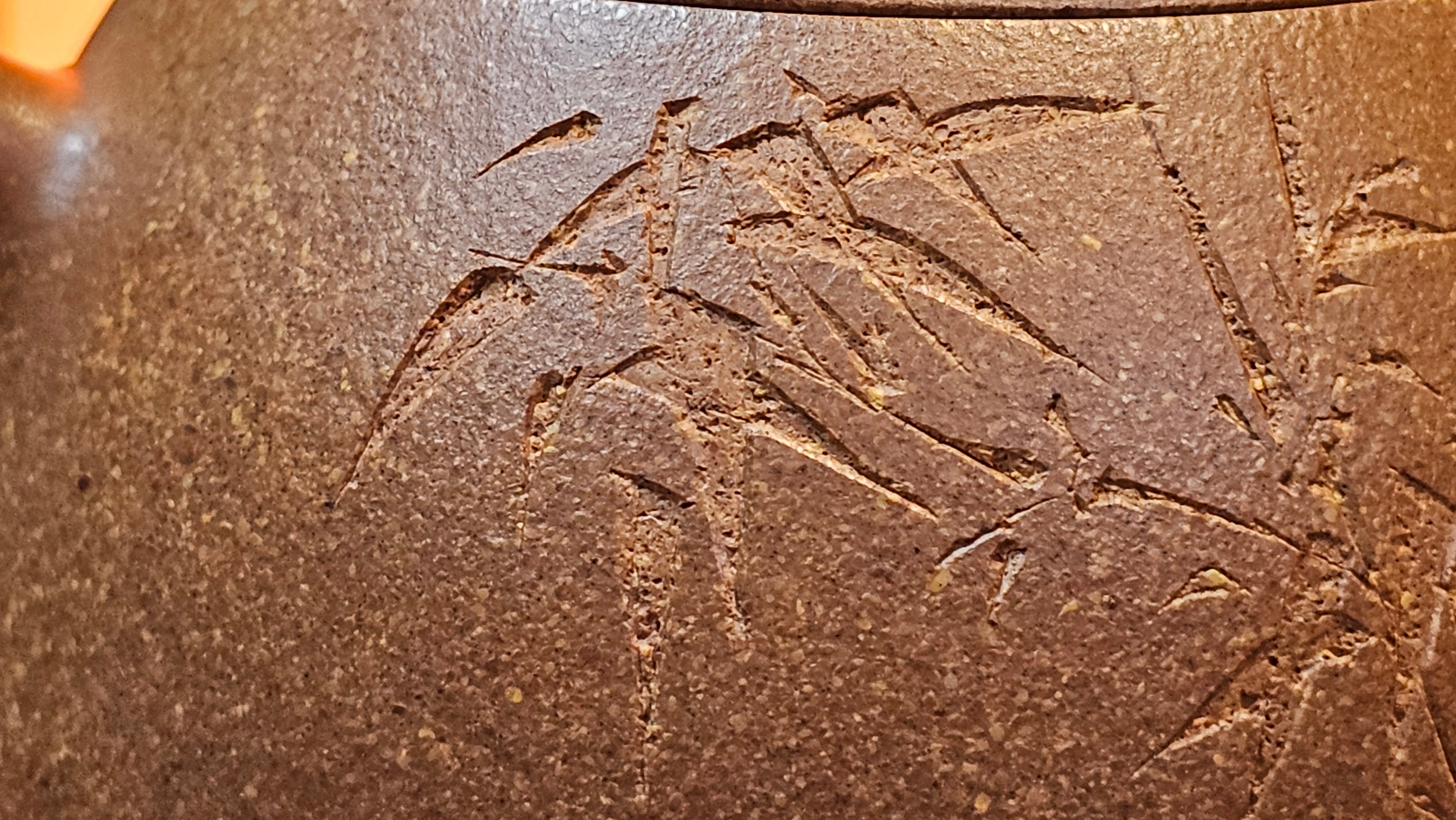 Gao Xiu Hu《高秀壶》, 182.9ml, Bao Shan Duan Ni 宝山段泥, by Craftsman Zhu Shu 朱舒 ~ With Engraving of Bamboos and Verse in Zhuan Shu 篆书 by Craftsman Yi Cheng 逸成!~ Congratulations!to Ms E.A.! 0009hrs 28th Nov 2025, Vineland! NJ!