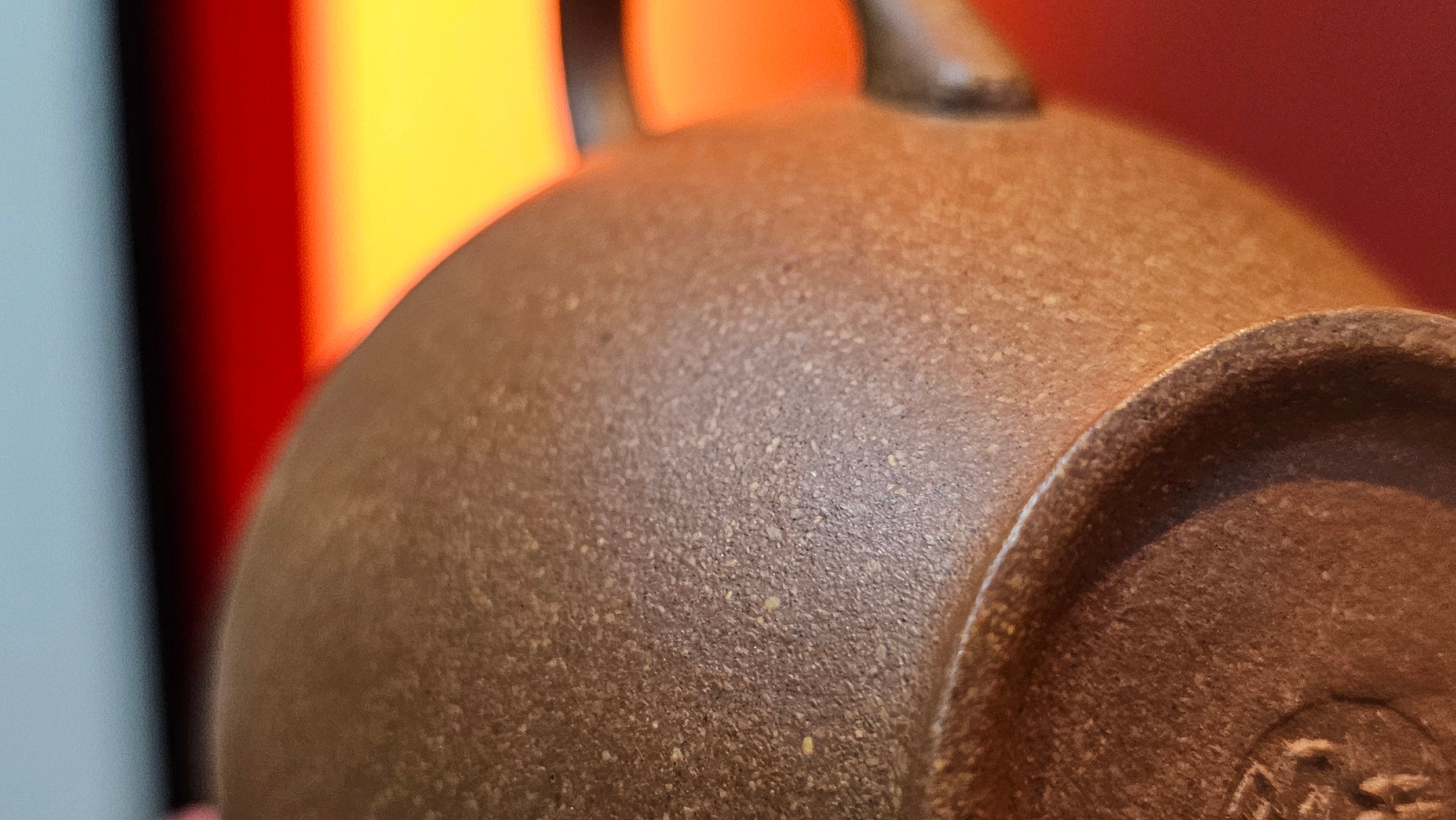 Gao Xiu Hu《高秀壶》, 182.9ml, Bao Shan Duan Ni 宝山段泥, by Craftsman Zhu Shu 朱舒 ~ With Engraving of Bamboos and Verse in Zhuan Shu 篆书 by Craftsman Yi Cheng 逸成!~ Congratulations!to Ms E.A.! 0009hrs 28th Nov 2025, Vineland! NJ!