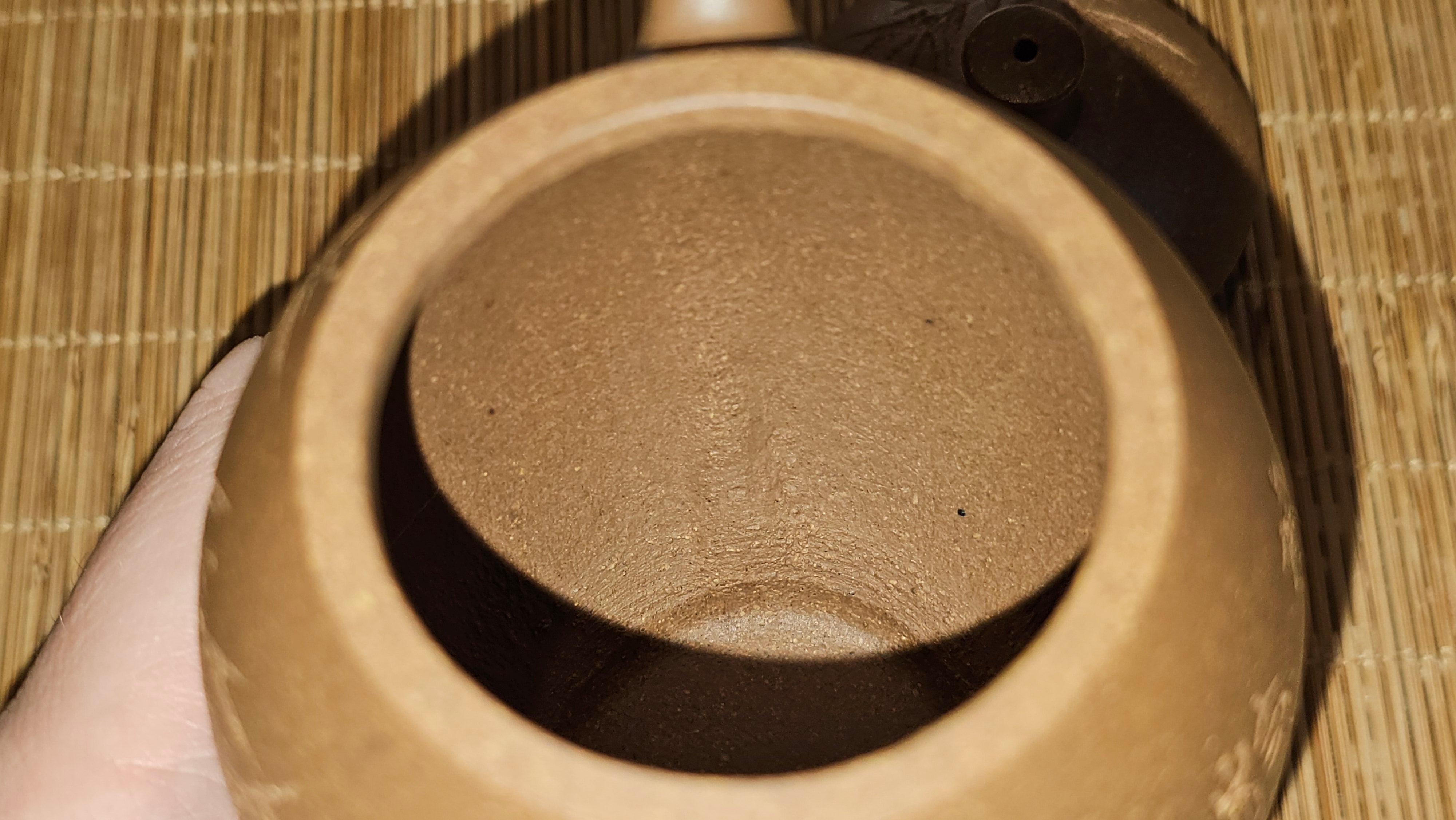 Gao Xiu Hu《高秀壶》, 181.2ml, Bao Shan Duan Ni 宝山段泥, by Craftsman Zhu Shu 朱舒 ~ With Engraving of Bamboos and Verse in Zhuan Shu 篆书 by Craftsman Yi Cheng 逸成!~Congratulations to Mr A.D.P.! 2242hrs 27th Nov 2025, Forest! Belgium🇧🇪!