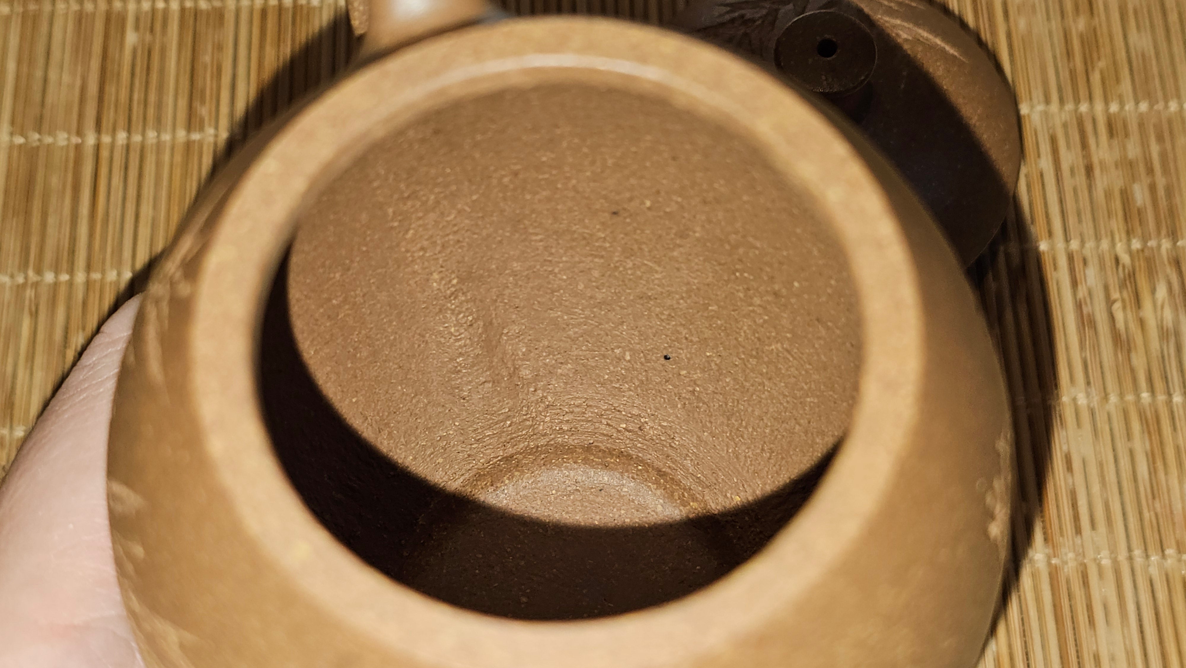 Gao Xiu Hu《高秀壶》, 181.2ml, Bao Shan Duan Ni 宝山段泥, by Craftsman Zhu Shu 朱舒 ~ With Engraving of Bamboos and Verse in Zhuan Shu 篆书 by Craftsman Yi Cheng 逸成!~Congratulations to Mr A.D.P.! 2242hrs 27th Nov 2025, Forest! Belgium🇧🇪!