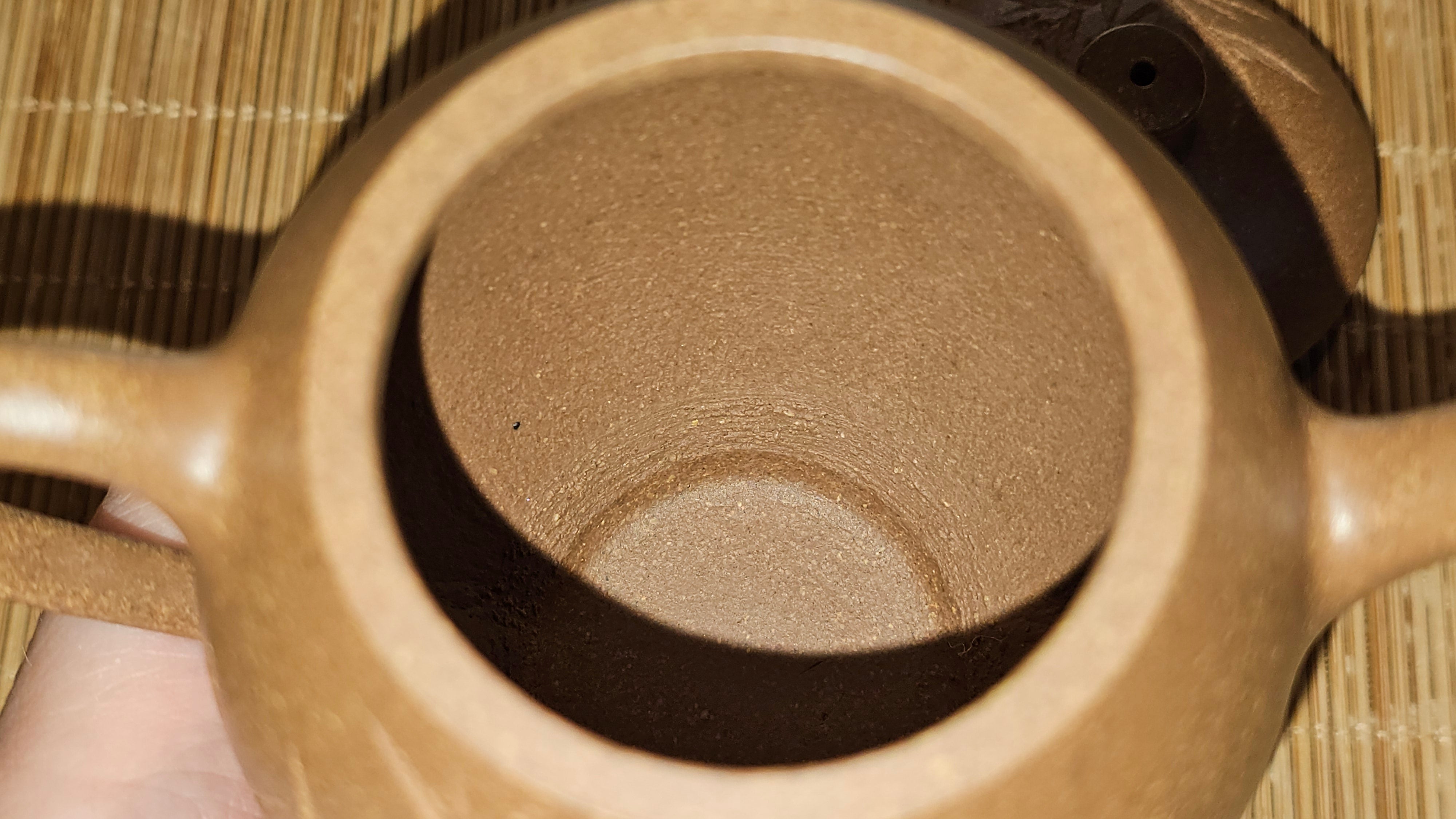 Gao Xiu Hu《高秀壶》, 181.2ml, Bao Shan Duan Ni 宝山段泥, by Craftsman Zhu Shu 朱舒 ~ With Engraving of Bamboos and Verse in Zhuan Shu 篆书 by Craftsman Yi Cheng 逸成!~Congratulations to Mr A.D.P.! 2242hrs 27th Nov 2025, Forest! Belgium🇧🇪!