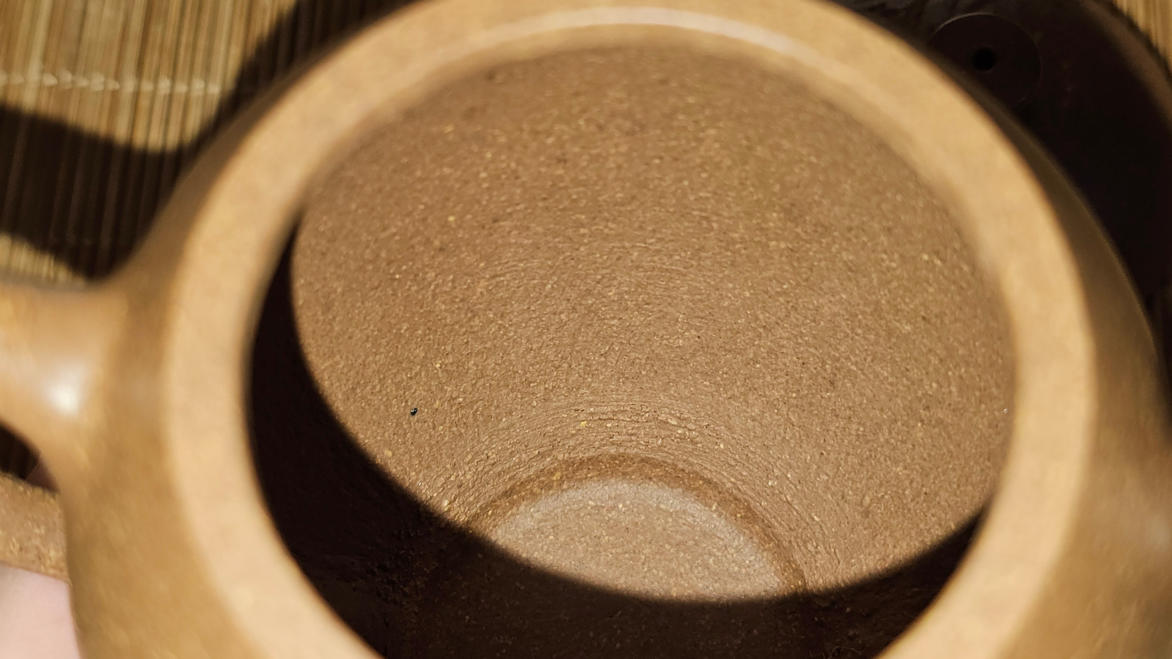 Gao Xiu Hu《高秀壶》, 181.2ml, Bao Shan Duan Ni 宝山段泥, by Craftsman Zhu Shu 朱舒 ~ With Engraving of Bamboos and Verse in Zhuan Shu 篆书 by Craftsman Yi Cheng 逸成!~Congratulations to Mr A.D.P.! 2242hrs 27th Nov 2025, Forest! Belgium🇧🇪!