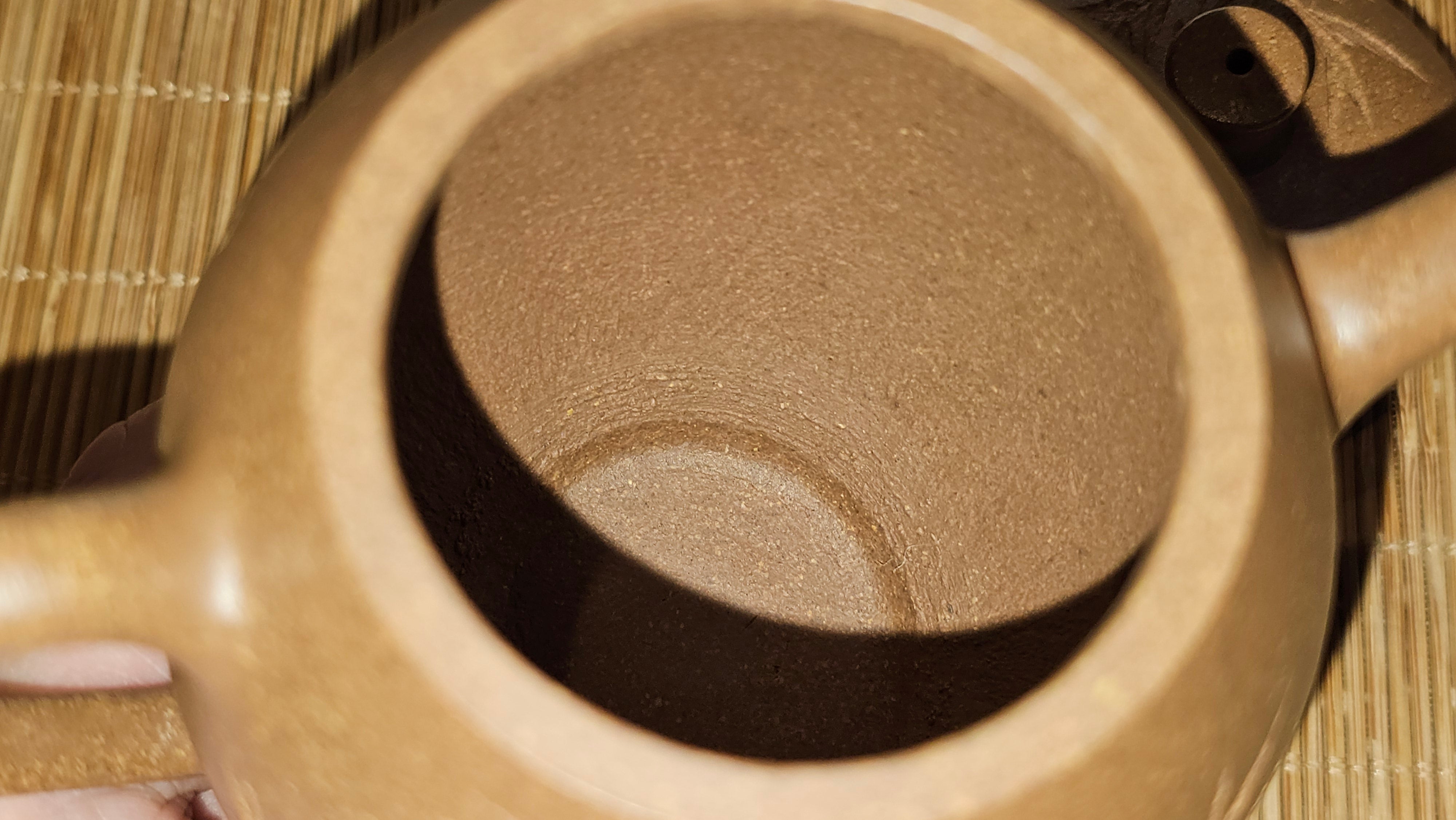 Gao Xiu Hu《高秀壶》, 181.2ml, Bao Shan Duan Ni 宝山段泥, by Craftsman Zhu Shu 朱舒 ~ With Engraving of Bamboos and Verse in Zhuan Shu 篆书 by Craftsman Yi Cheng 逸成!~Congratulations to Mr A.D.P.! 2242hrs 27th Nov 2025, Forest! Belgium🇧🇪!