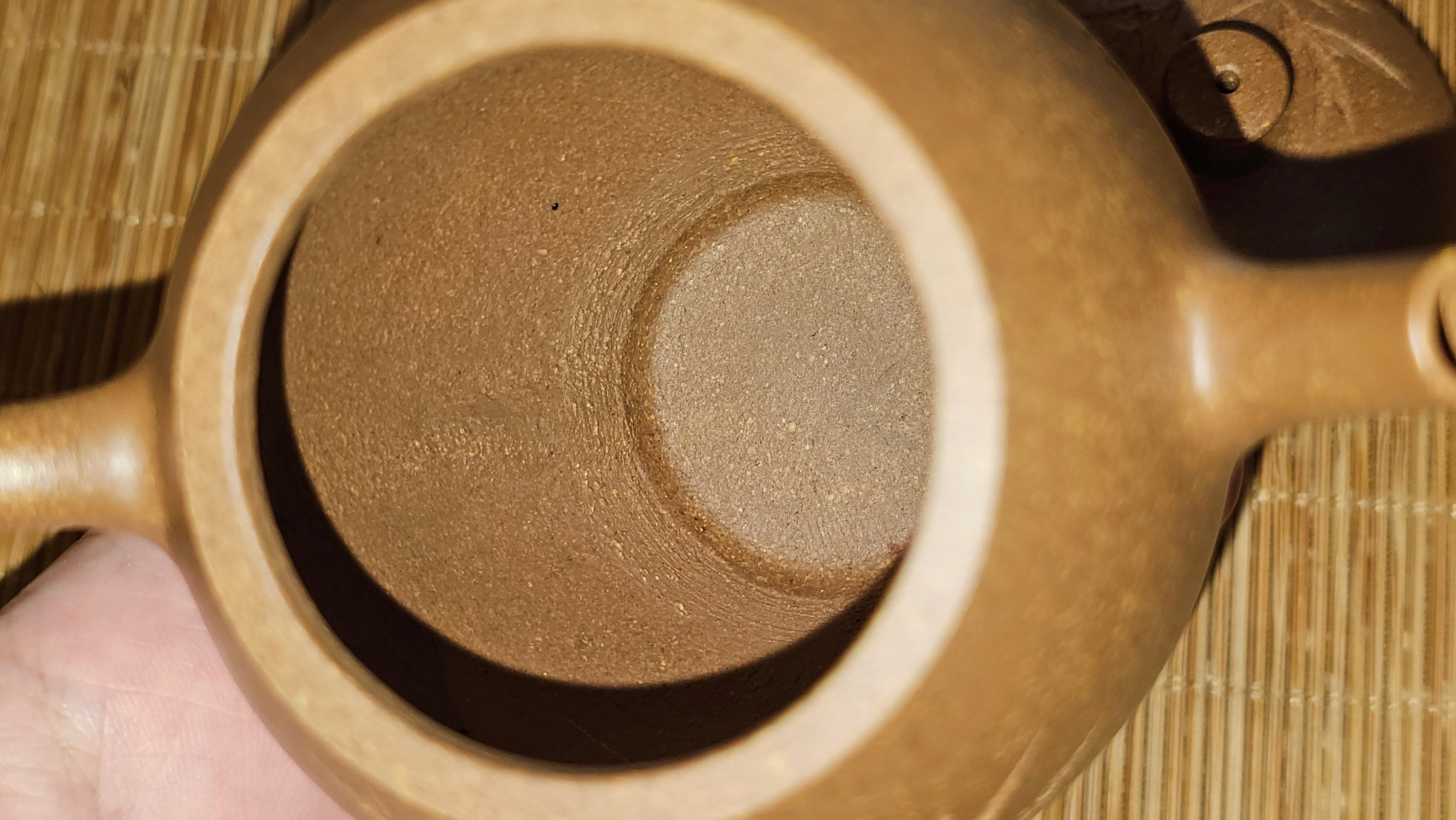 Gao Xiu Hu《高秀壶》, 181.2ml, Bao Shan Duan Ni 宝山段泥, by Craftsman Zhu Shu 朱舒 ~ With Engraving of Bamboos and Verse in Zhuan Shu 篆书 by Craftsman Yi Cheng 逸成!~Congratulations to Mr A.D.P.! 2242hrs 27th Nov 2025, Forest! Belgium🇧🇪!