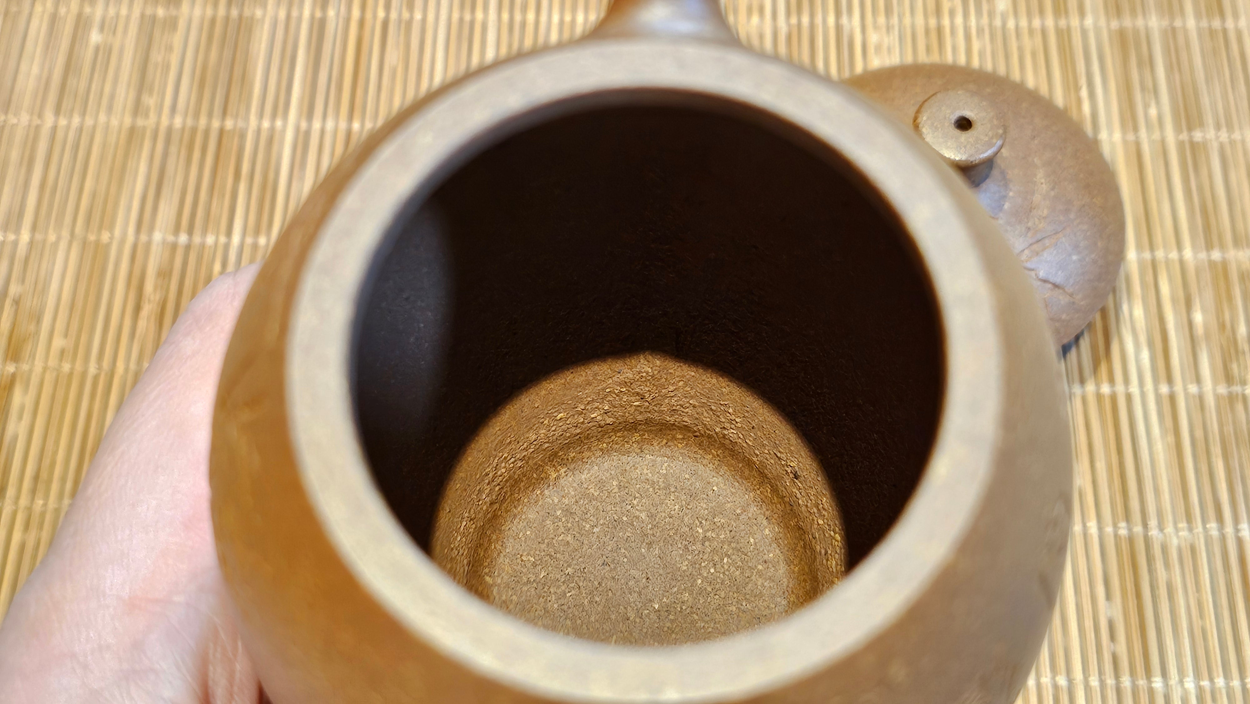 Gao Xiu Hu《高秀壶》, 182.9ml, Bao Shan Duan Ni 宝山段泥, by Craftsman Zhu Shu 朱舒 ~ With Engraving of Bamboos and Verse in Zhuan Shu 篆书 by Craftsman Yi Cheng 逸成!~ Congratulations!to Ms E.A.! 0009hrs 28th Nov 2025, Vineland! NJ!