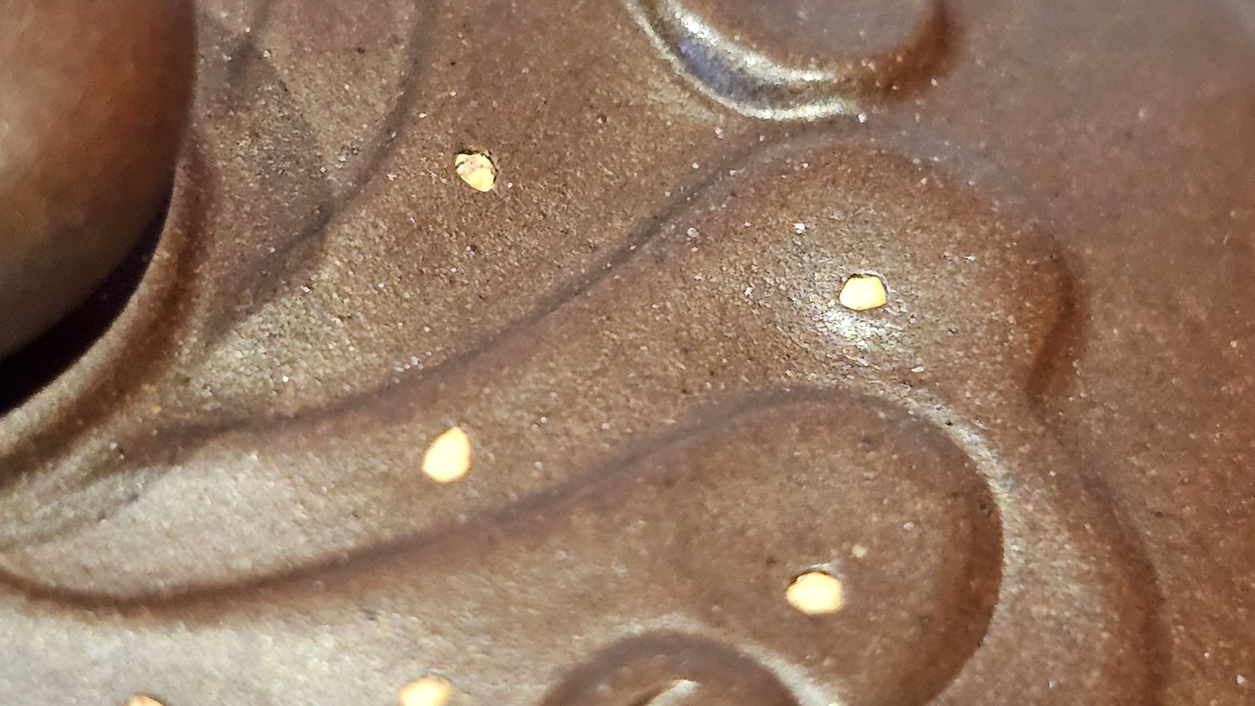 《禅莲宝瓶》"Chan Lian Bao Ping", 215.9ml, High Fired ~ Gao Wen Zi Ni, Ornate Ru Yi Motif Clay Sculpting! with Gold Appliqué! ~ Brand New Design & Crafted by L3A Consummate Master Artist Li Yan Ru ~ Congrats to Mr J.G.! 1235hrs 29th Nov, New Orleans! LA!