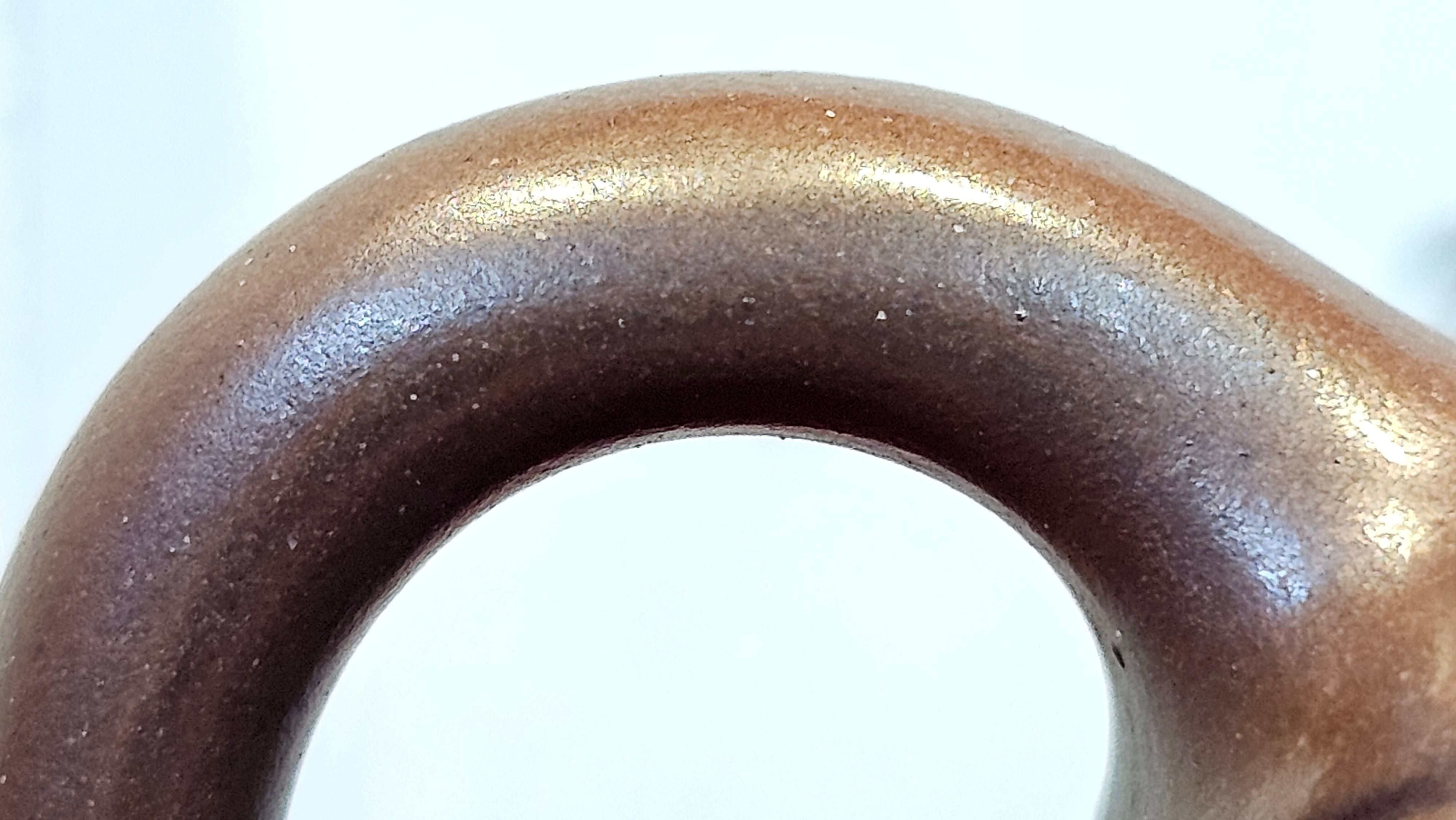 《禅莲宝瓶》"Chan Lian Bao Ping", 215.9ml, High Fired ~ Gao Wen Zi Ni, Ornate Ru Yi Motif Clay Sculpting! with Gold Appliqué! ~ Brand New Design & Crafted by L3A Consummate Master Artist Li Yan Ru ~ Congrats to Mr J.G.! 1235hrs 29th Nov, New Orleans! LA!