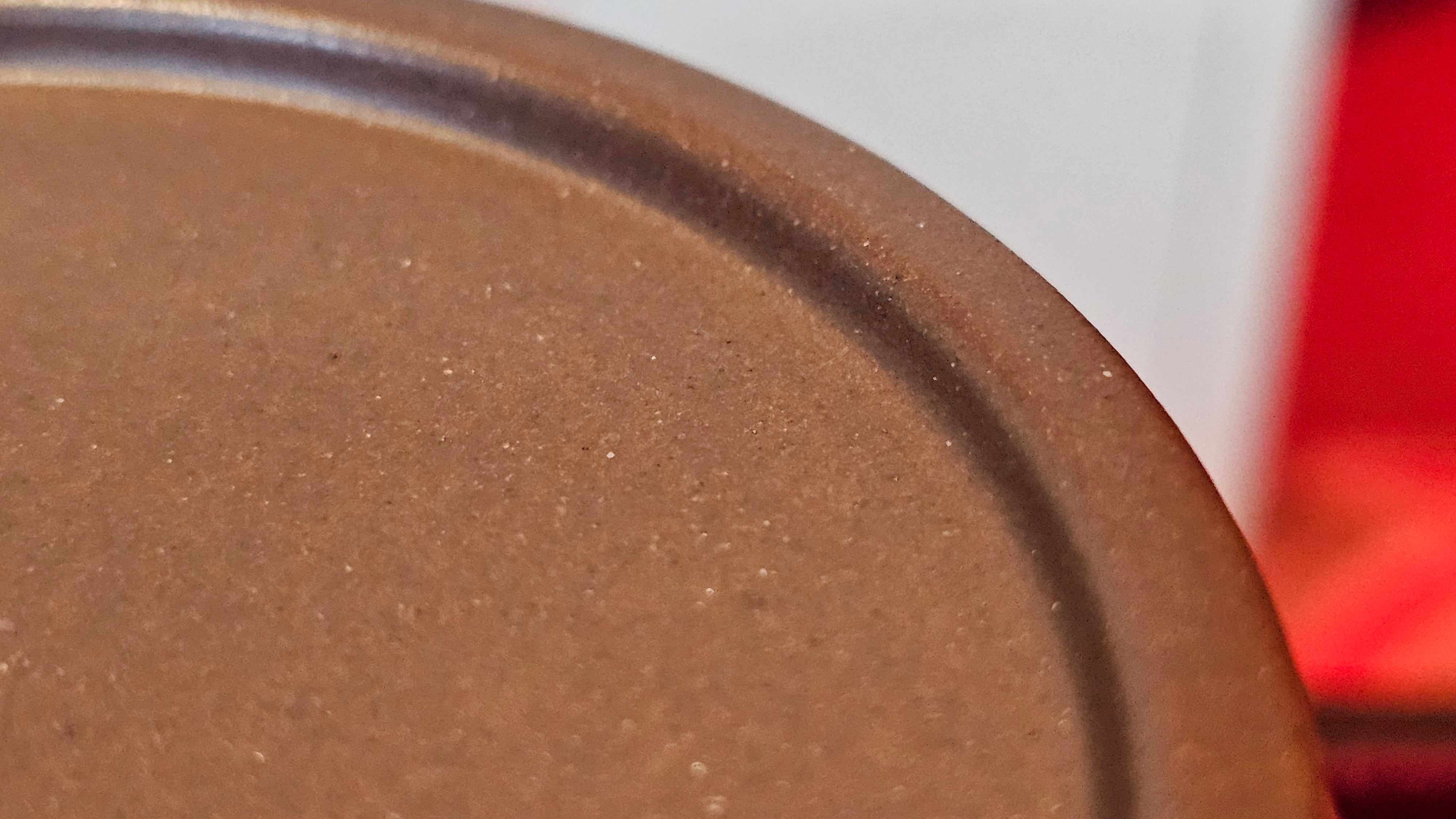 《禅莲宝瓶》"Chan Lian Bao Ping", 215.9ml, High Fired ~ Gao Wen Zi Ni, Ornate Ru Yi Motif Clay Sculpting! with Gold Appliqué! ~ Brand New Design & Crafted by L3A Consummate Master Artist Li Yan Ru ~ Congrats to Mr J.G.! 1235hrs 29th Nov, New Orleans! LA!