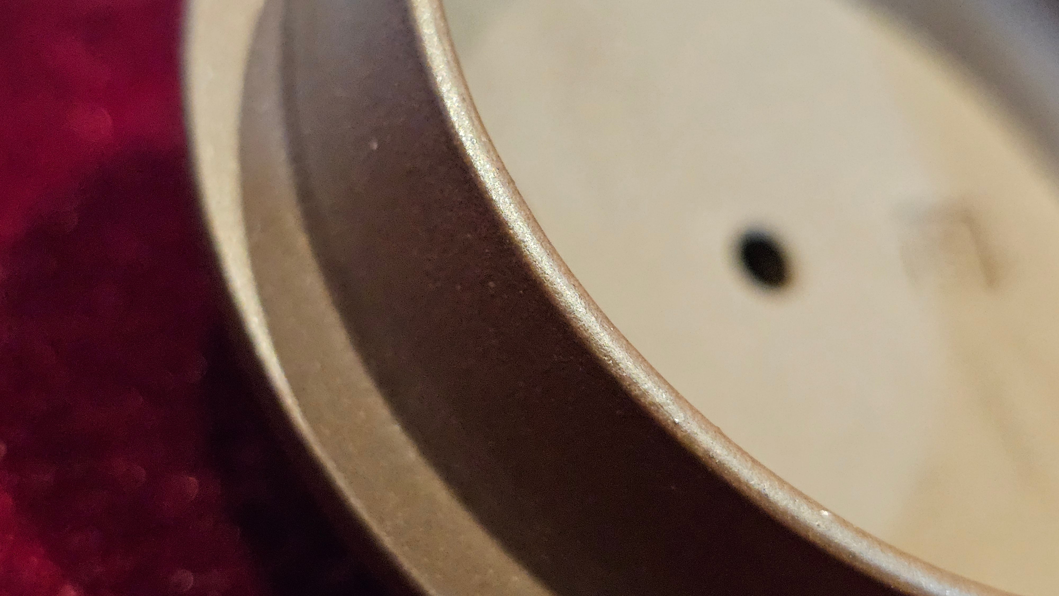 《禅莲宝瓶》"Chan Lian Bao Ping", 215.9ml, High Fired ~ Gao Wen Zi Ni, Ornate Ru Yi Motif Clay Sculpting! with Gold Appliqué! ~ Brand New Design & Crafted by L3A Consummate Master Artist Li Yan Ru ~ Congrats to Mr J.G.! 1235hrs 29th Nov, New Orleans! LA!