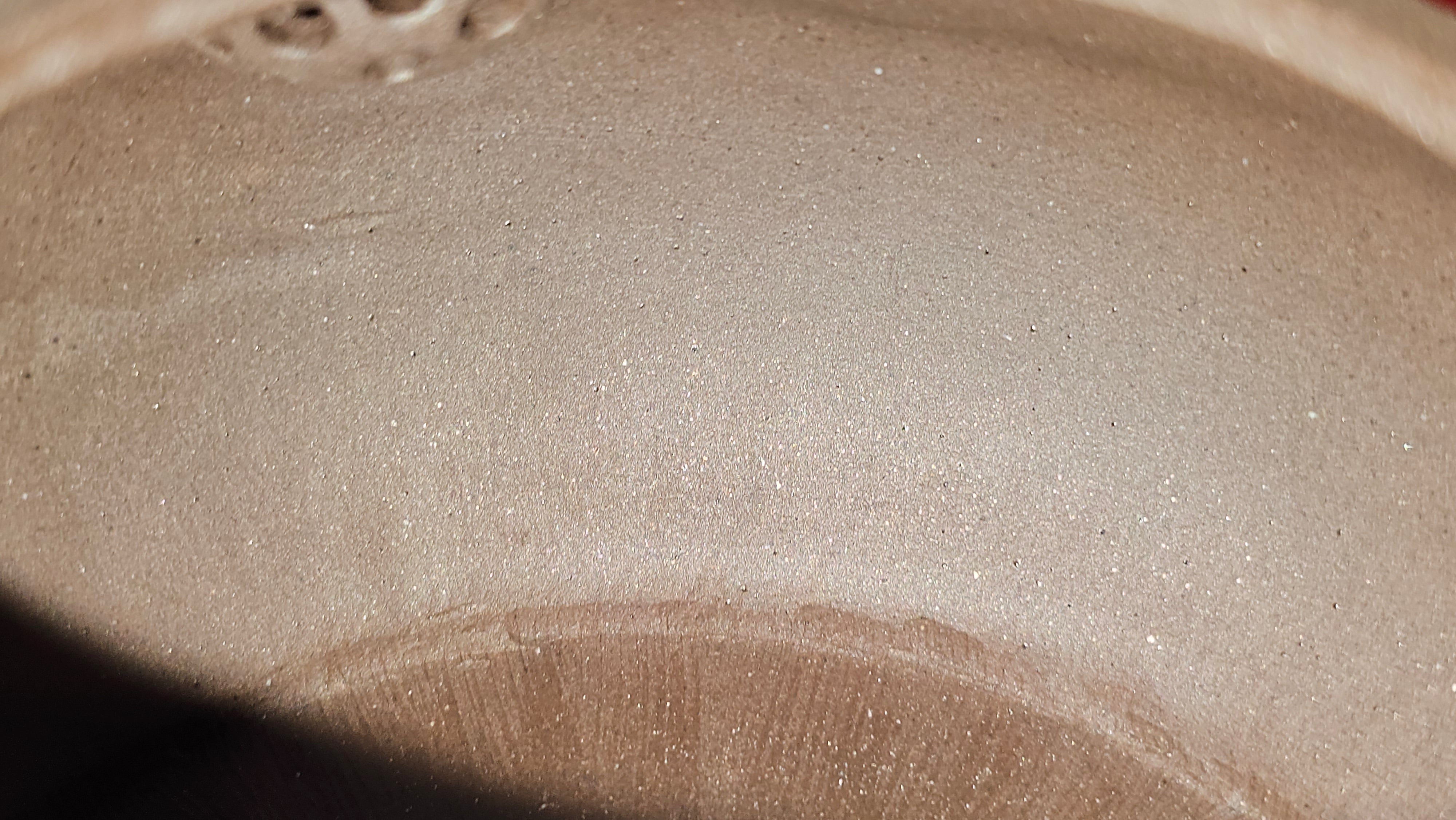 《禅莲宝瓶》"Chan Lian Bao Ping", 215.9ml, High Fired ~ Gao Wen Zi Ni, Ornate Ru Yi Motif Clay Sculpting! with Gold Appliqué! ~ Brand New Design & Crafted by L3A Consummate Master Artist Li Yan Ru ~ Congrats to Mr J.G.! 1235hrs 29th Nov, New Orleans! LA!