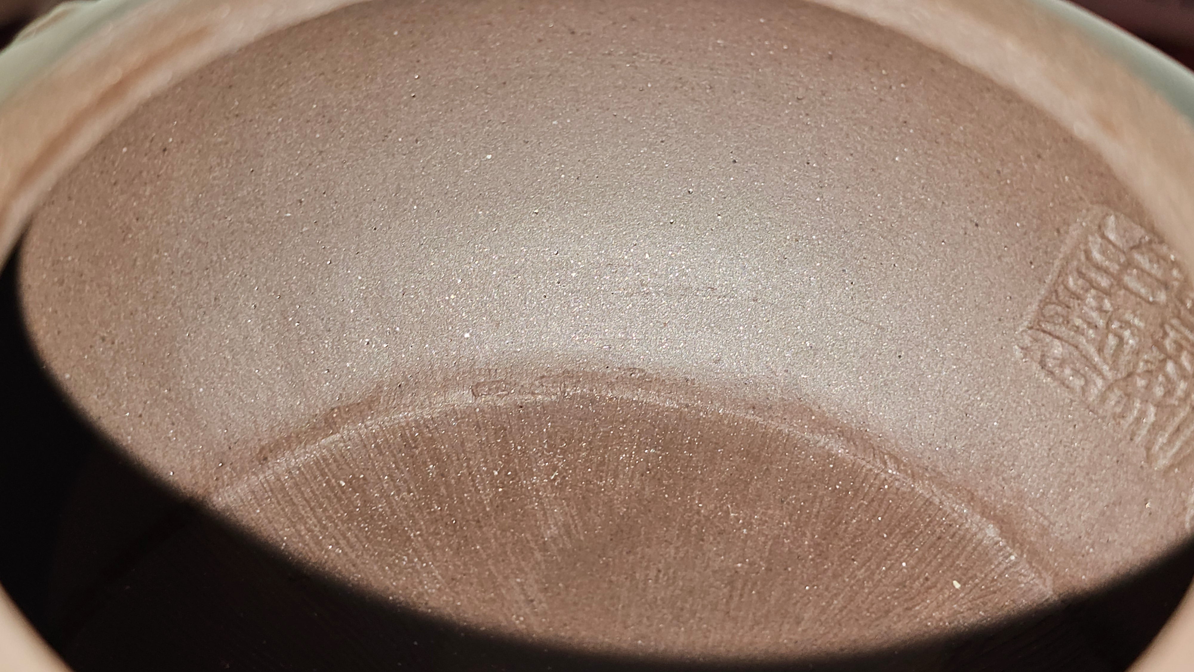 《禅莲宝瓶》"Chan Lian Bao Ping", 215.9ml, High Fired ~ Gao Wen Zi Ni, Ornate Ru Yi Motif Clay Sculpting! with Gold Appliqué! ~ Brand New Design & Crafted by L3A Consummate Master Artist Li Yan Ru ~ Congrats to Mr J.G.! 1235hrs 29th Nov, New Orleans! LA!