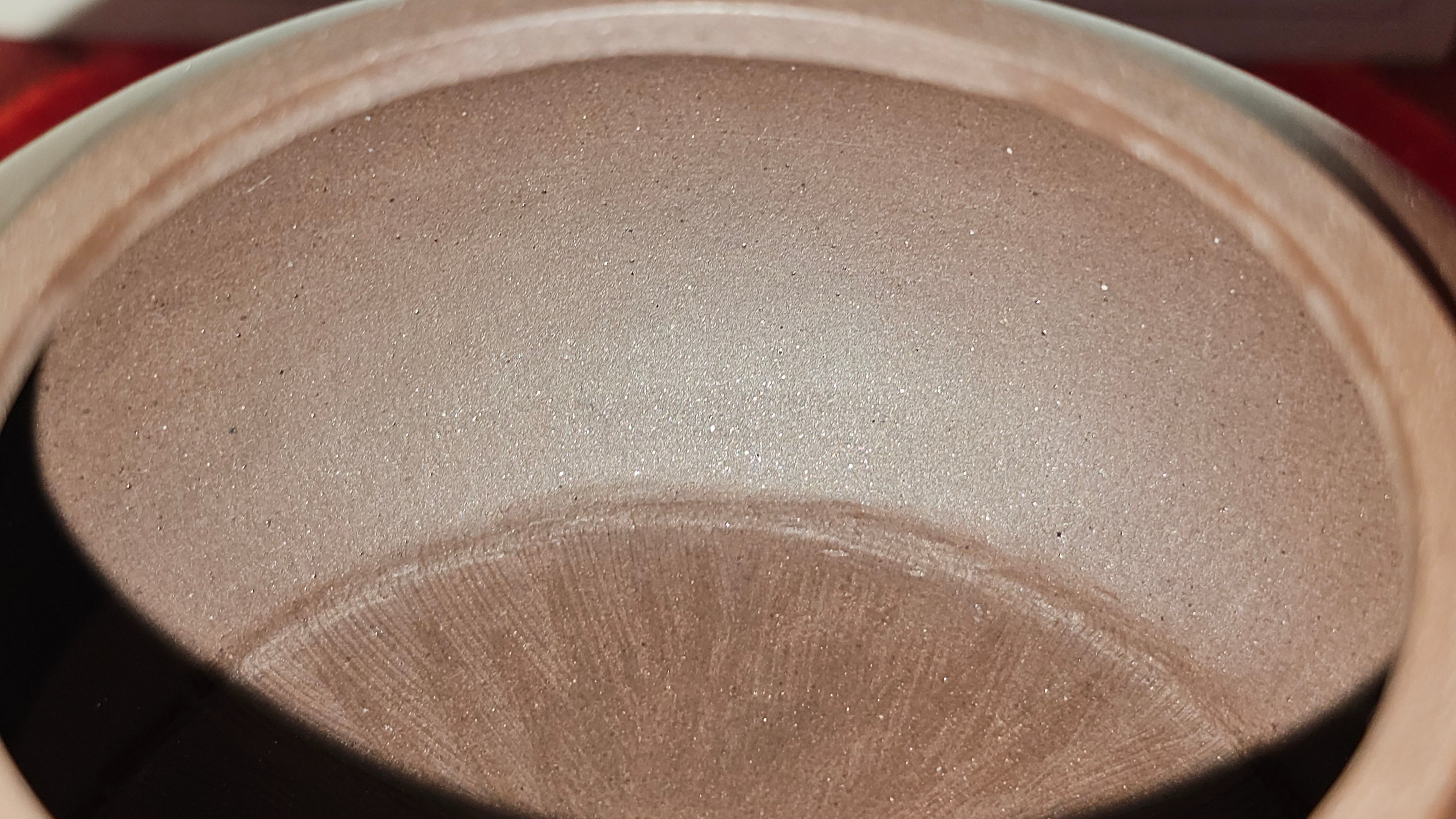 《禅莲宝瓶》"Chan Lian Bao Ping", 215.9ml, High Fired ~ Gao Wen Zi Ni, Ornate Ru Yi Motif Clay Sculpting! with Gold Appliqué! ~ Brand New Design & Crafted by L3A Consummate Master Artist Li Yan Ru ~ Congrats to Mr J.G.! 1235hrs 29th Nov, New Orleans! LA!