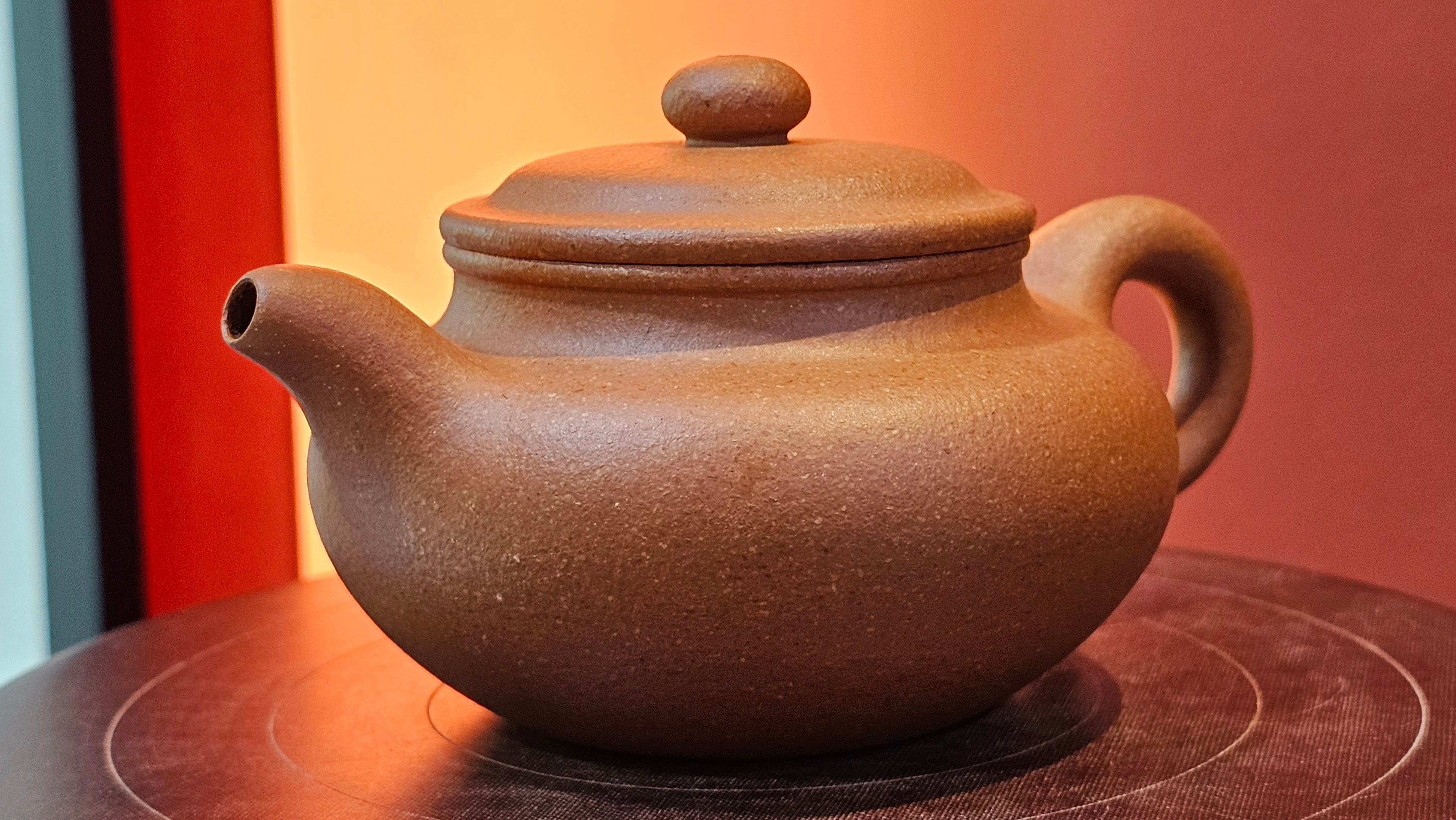 Fang Gu 仿古, 204.6ml, Huang Jiang Po Ni 黄降坡泥, by Craftsman Chen Fa Chu 陈法初 ~ Congratulations!to Prof H.T.! 1330hrs 1st Dec 2025, Venice! CA!