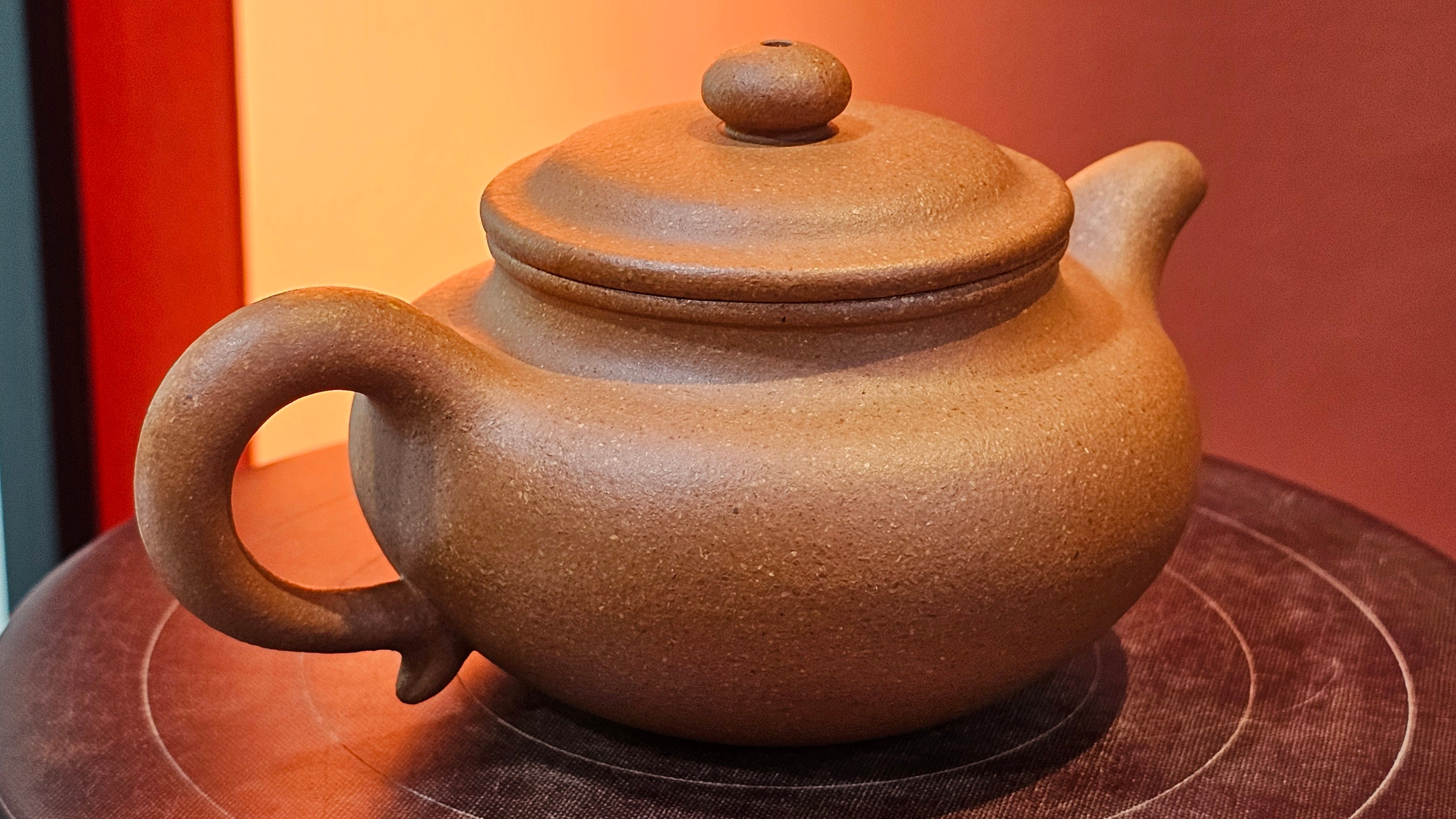 Fang Gu 仿古, 204.6ml, Huang Jiang Po Ni 黄降坡泥, by Craftsman Chen Fa Chu 陈法初 ~ Congratulations!to Prof H.T.! 1330hrs 1st Dec 2025, Venice! CA!