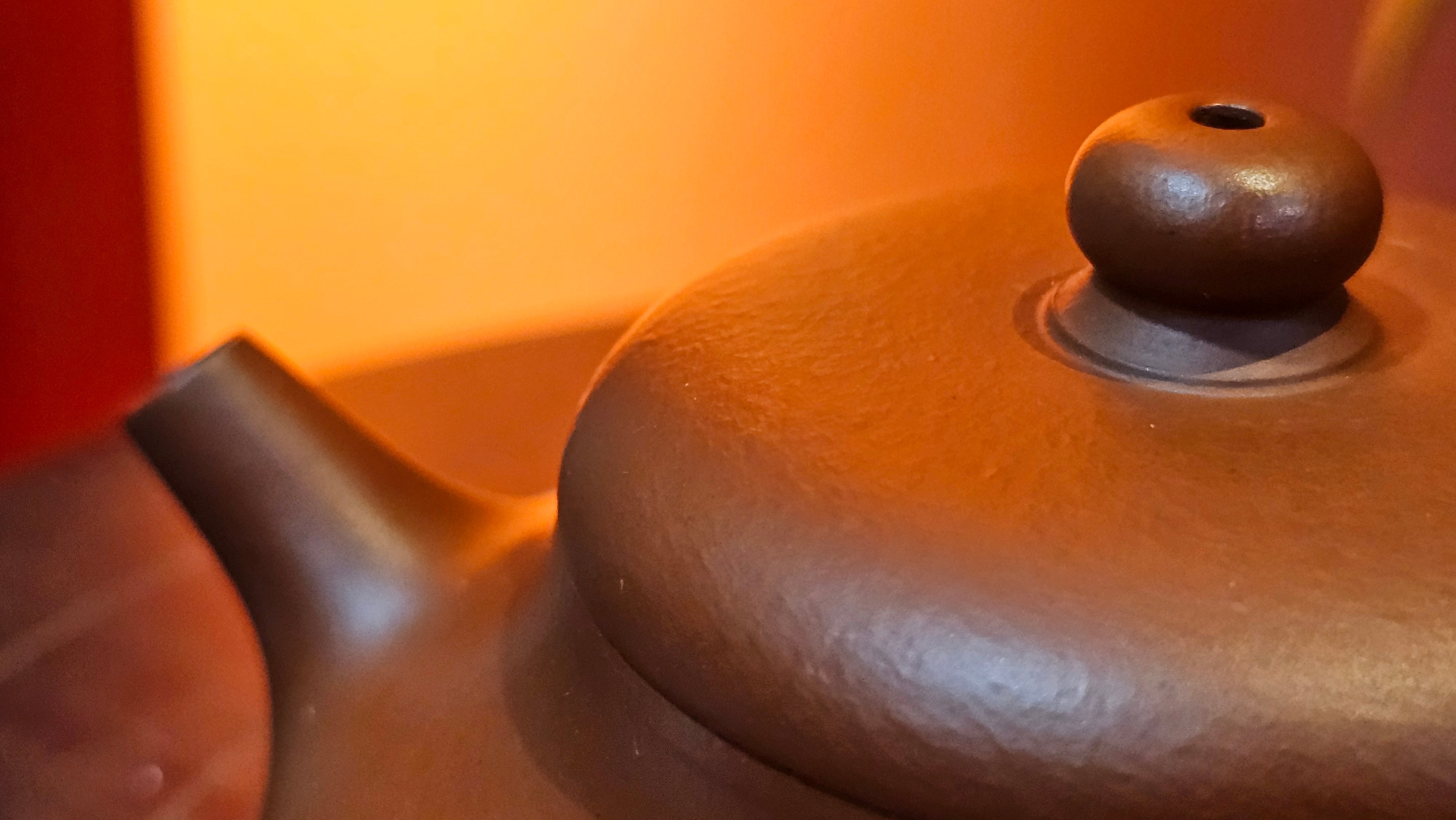 Jing Le 静乐 ~ "Quiet happiness", 79.8ml, Xiao Mei Yao Zhu Ni 小煤窑朱泥, by our Collaborative Craftsman Wang Xing 王兴 ~ Congratulations!to Mr J.T.! 1415hrs 1st Dec 2025, Fargo! ND!