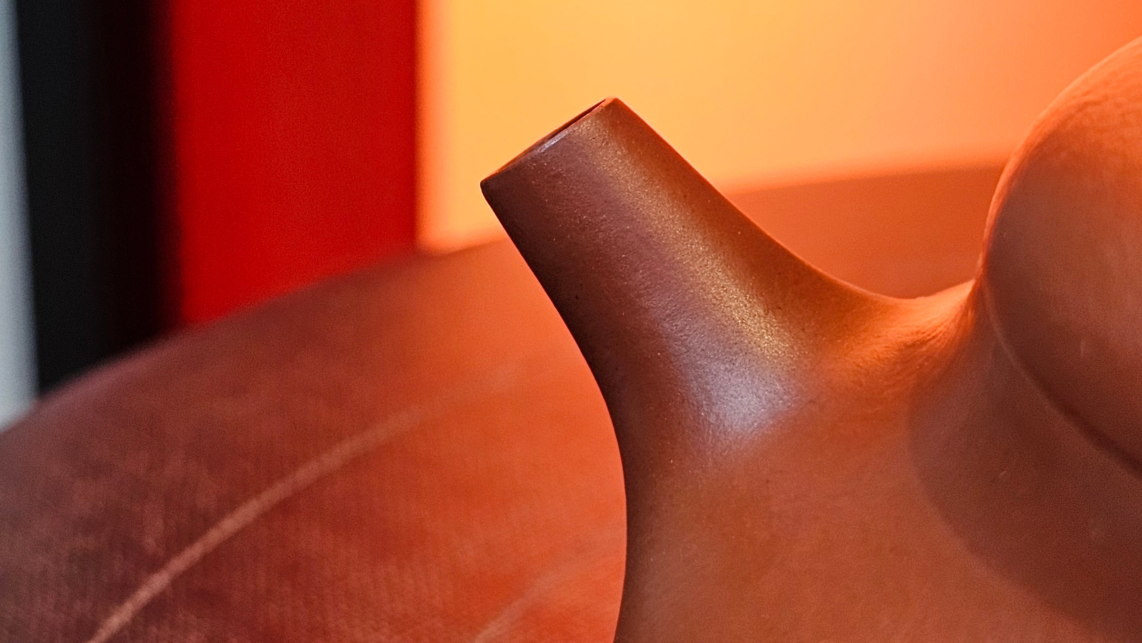 Jing Le 静乐 ~ "Quiet happiness", 79.8ml, Xiao Mei Yao Zhu Ni 小煤窑朱泥, by our Collaborative Craftsman Wang Xing 王兴 ~ Congratulations!to Mr J.T.! 1415hrs 1st Dec 2025, Fargo! ND!