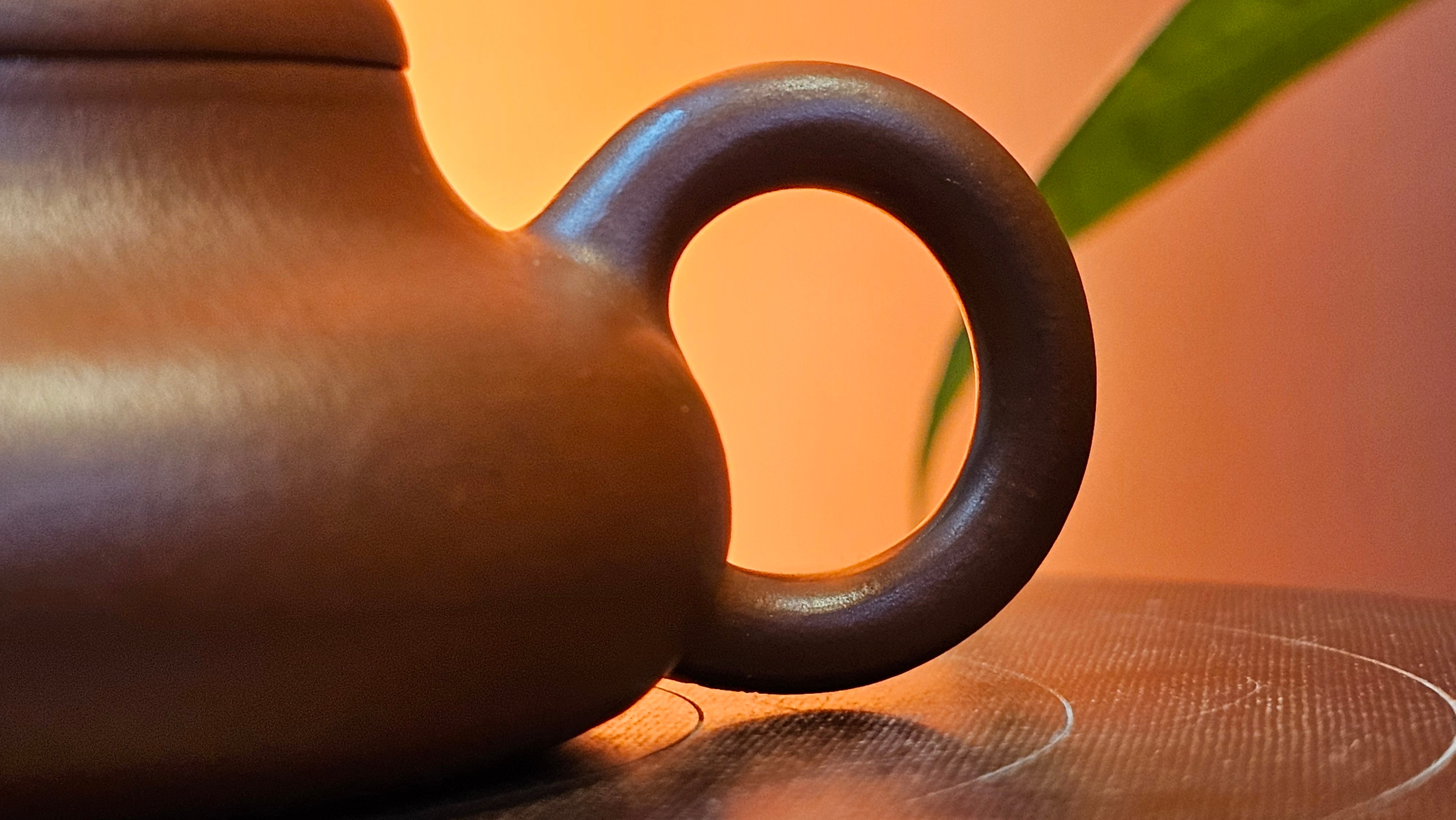 Jing Le 静乐 ~ "Quiet happiness", 79.8ml, Xiao Mei Yao Zhu Ni 小煤窑朱泥, by our Collaborative Craftsman Wang Xing 王兴 ~ Congratulations!to Mr J.T.! 1415hrs 1st Dec 2025, Fargo! ND!