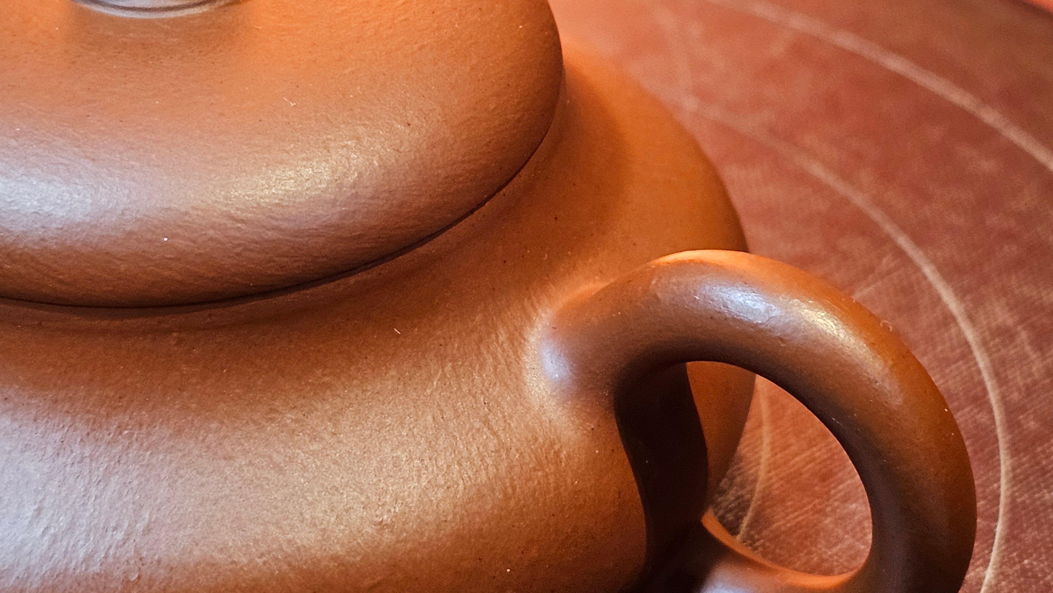 Jing Le 静乐 ~ "Quiet happiness", 79.8ml, Xiao Mei Yao Zhu Ni 小煤窑朱泥, by our Collaborative Craftsman Wang Xing 王兴 ~ Congratulations!to Mr J.T.! 1415hrs 1st Dec 2025, Fargo! ND!